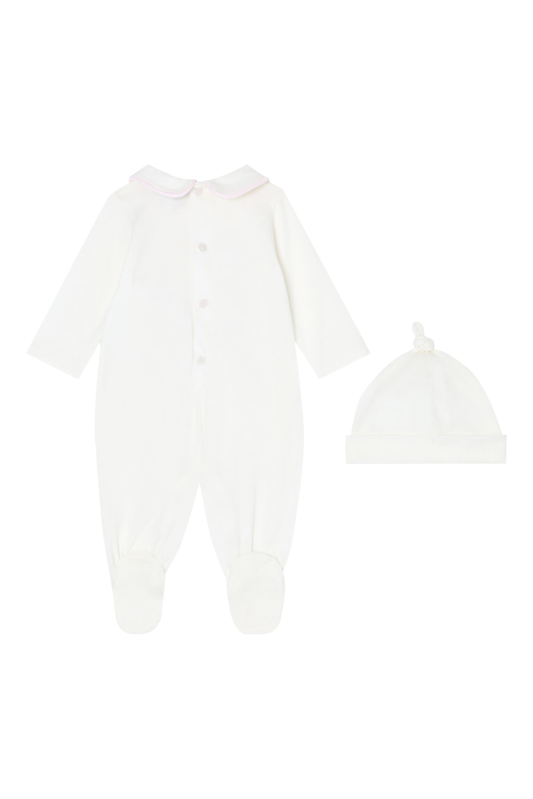 طقم لباس قطعة واحدة وقبعة بيني جيرسيه ممرسر للأطفال