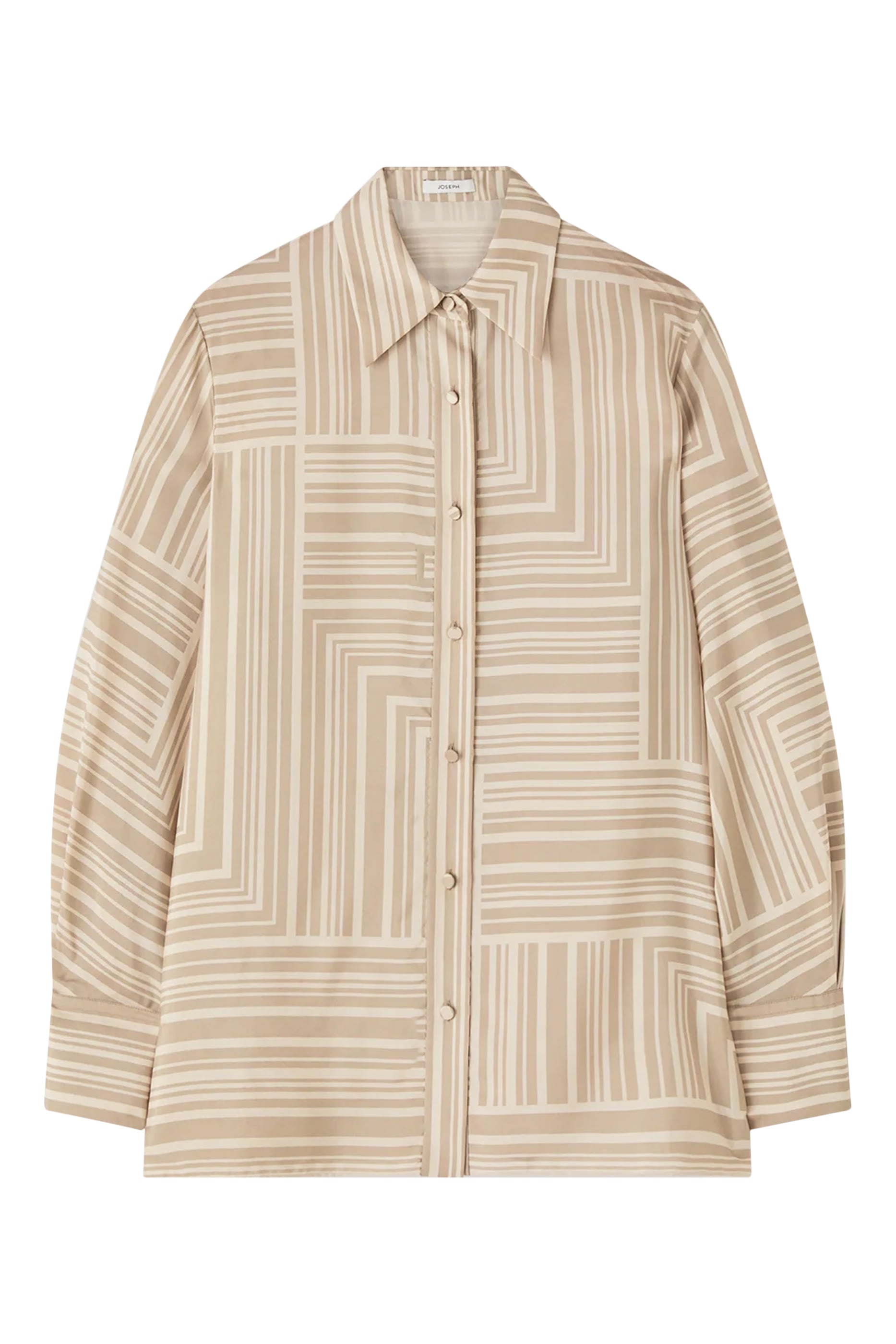 بلوزة اتلان بنقشة حرير