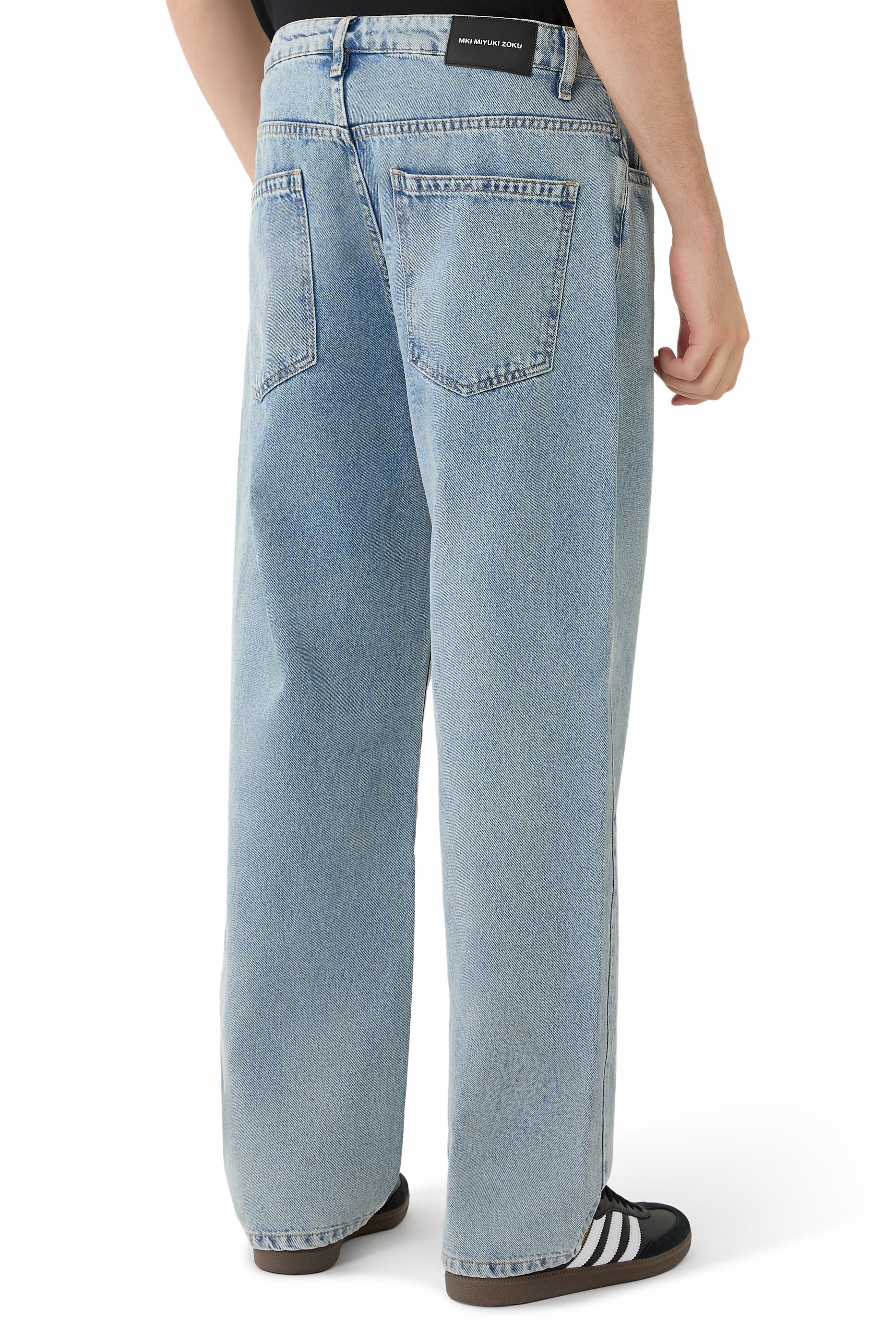 بنطال جينز كلاسيكي دنيم