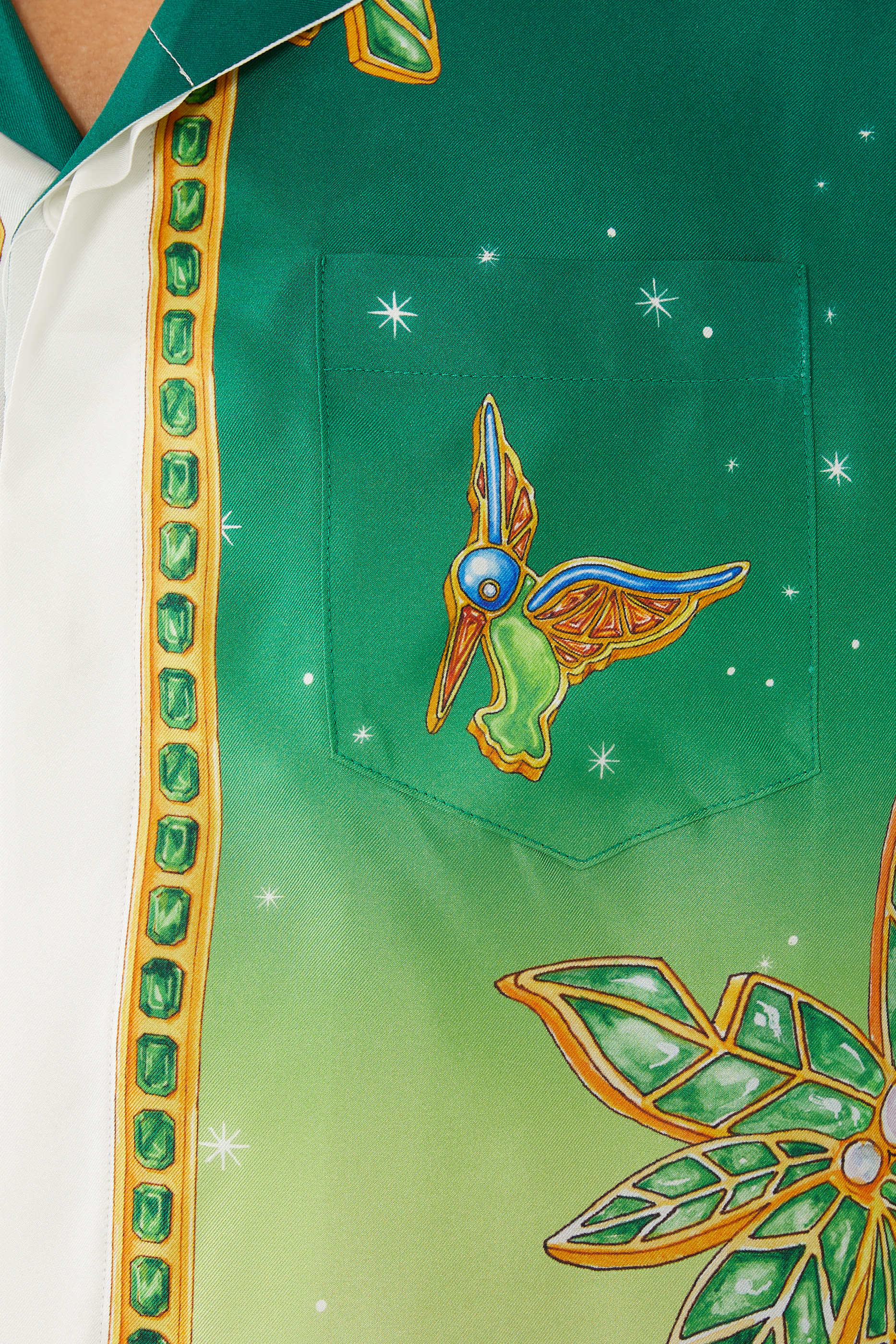 قميص جوايو دافريك حرير