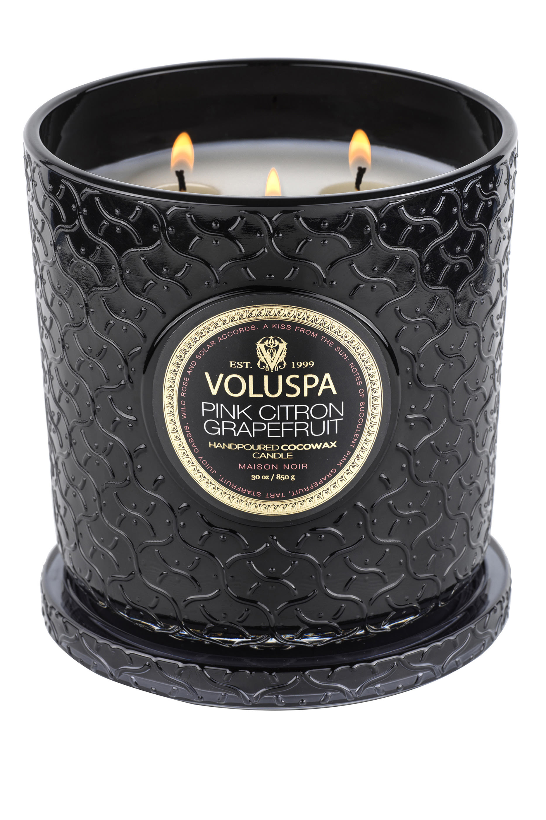 شمعة بينك سيترون جريب فروت فاخرة