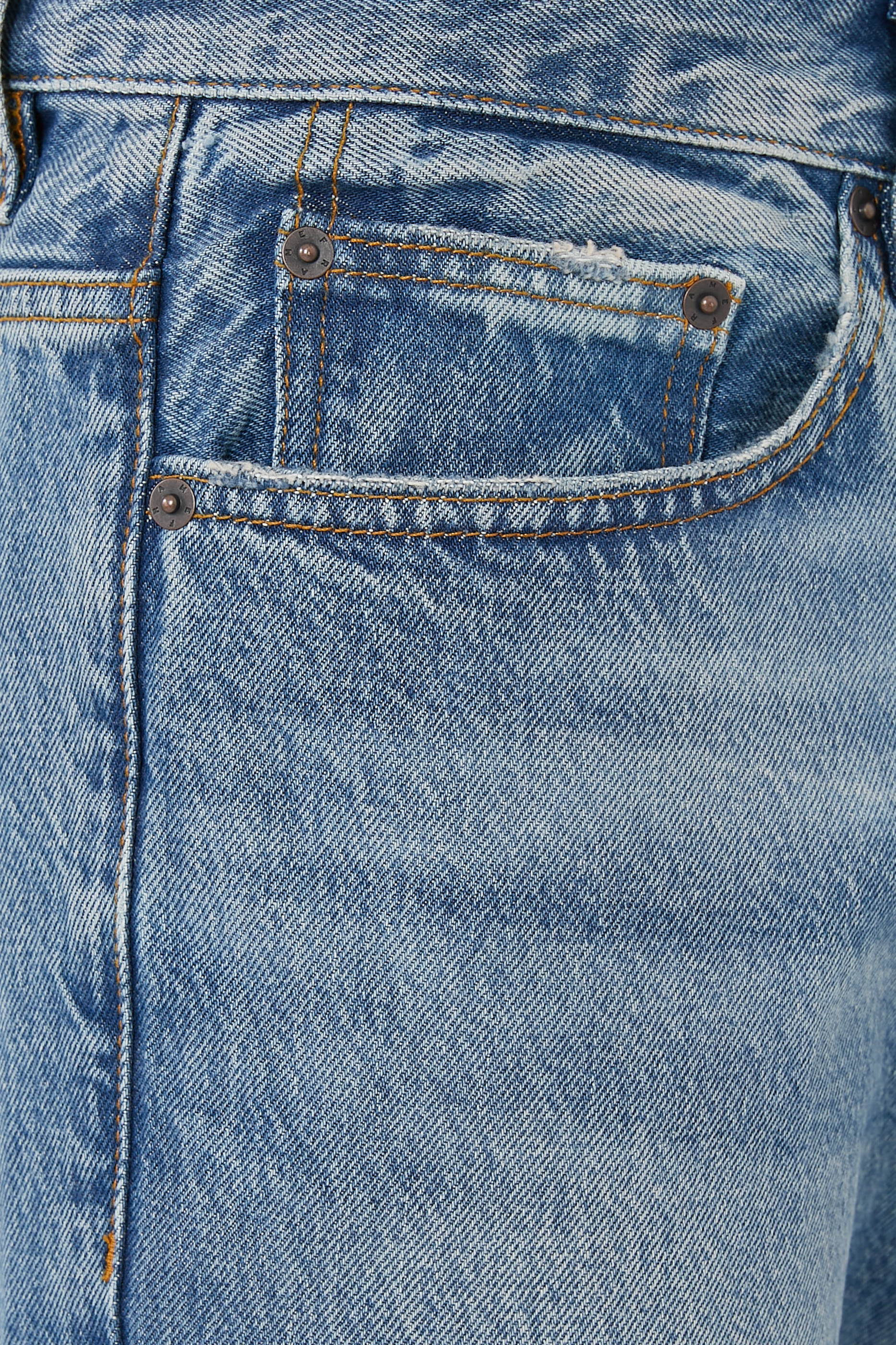 بنطال جينز ابي بقصة مريحة