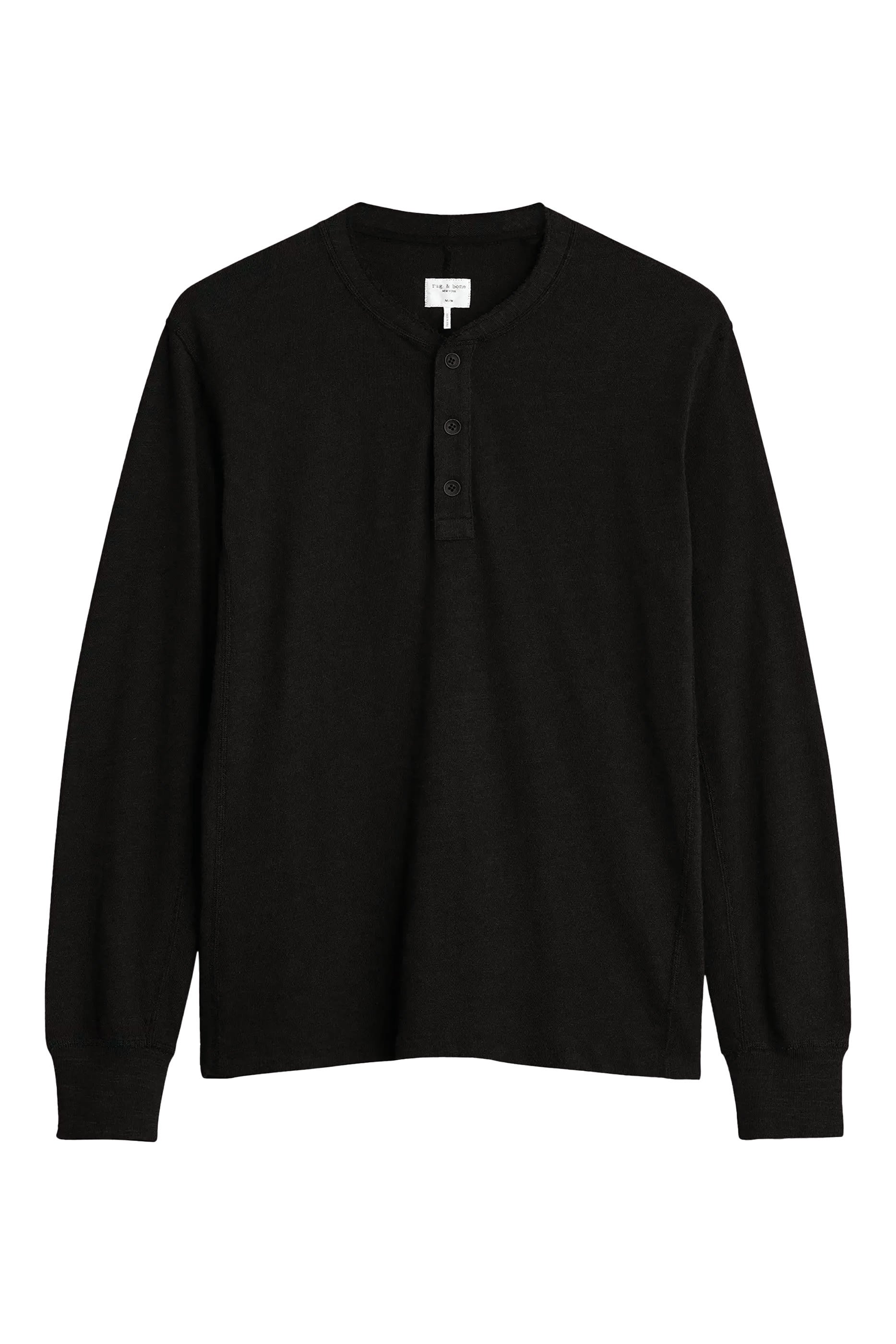 تيشيرت هينلي كلاسيكي بطبعة لهب