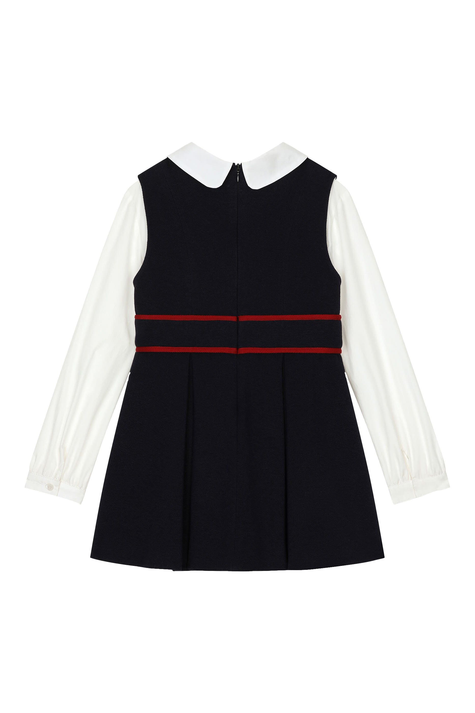 فستان بوبلين وبيكيه للأطفال