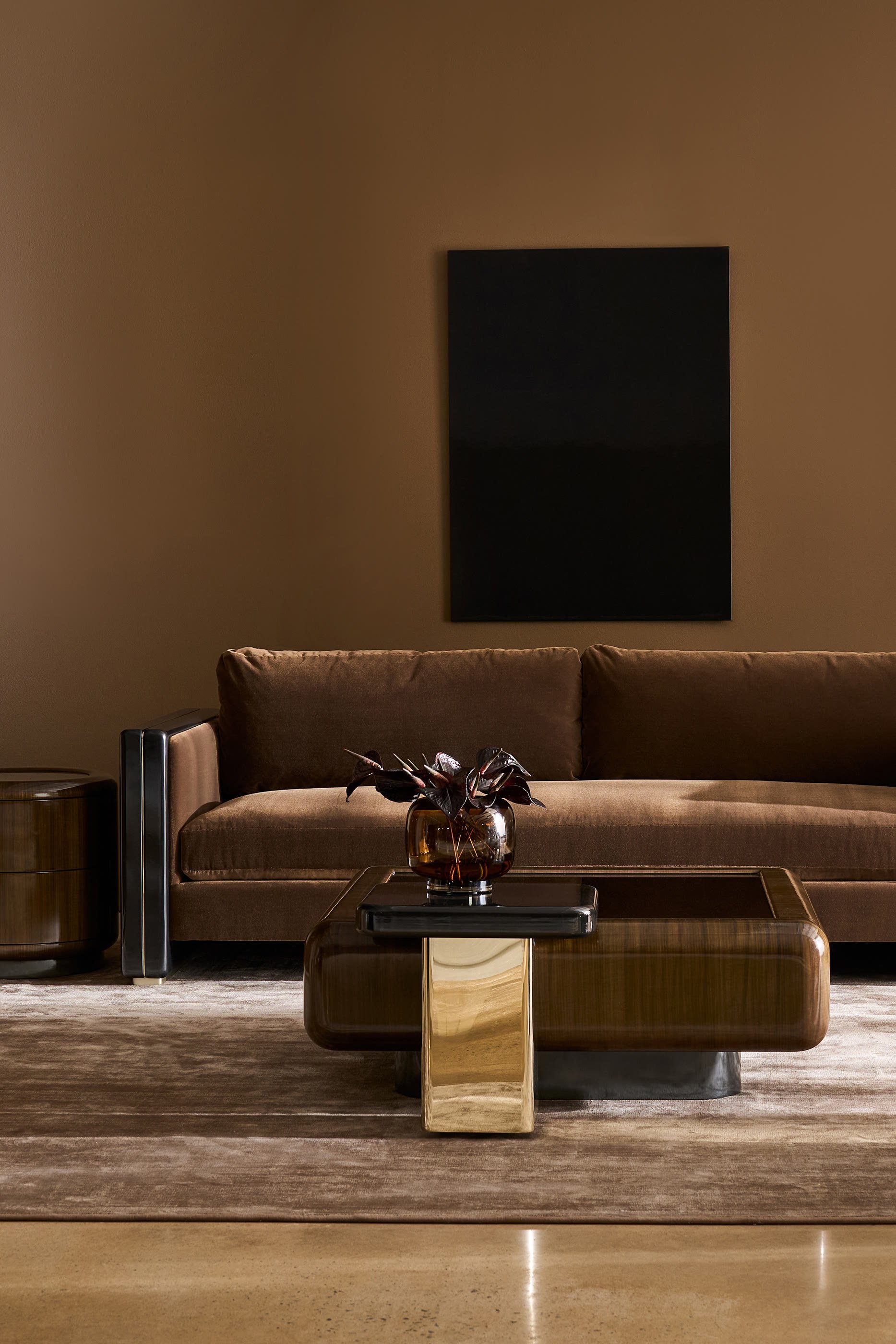 طاولة قهوة جيلي تشوكوليت 