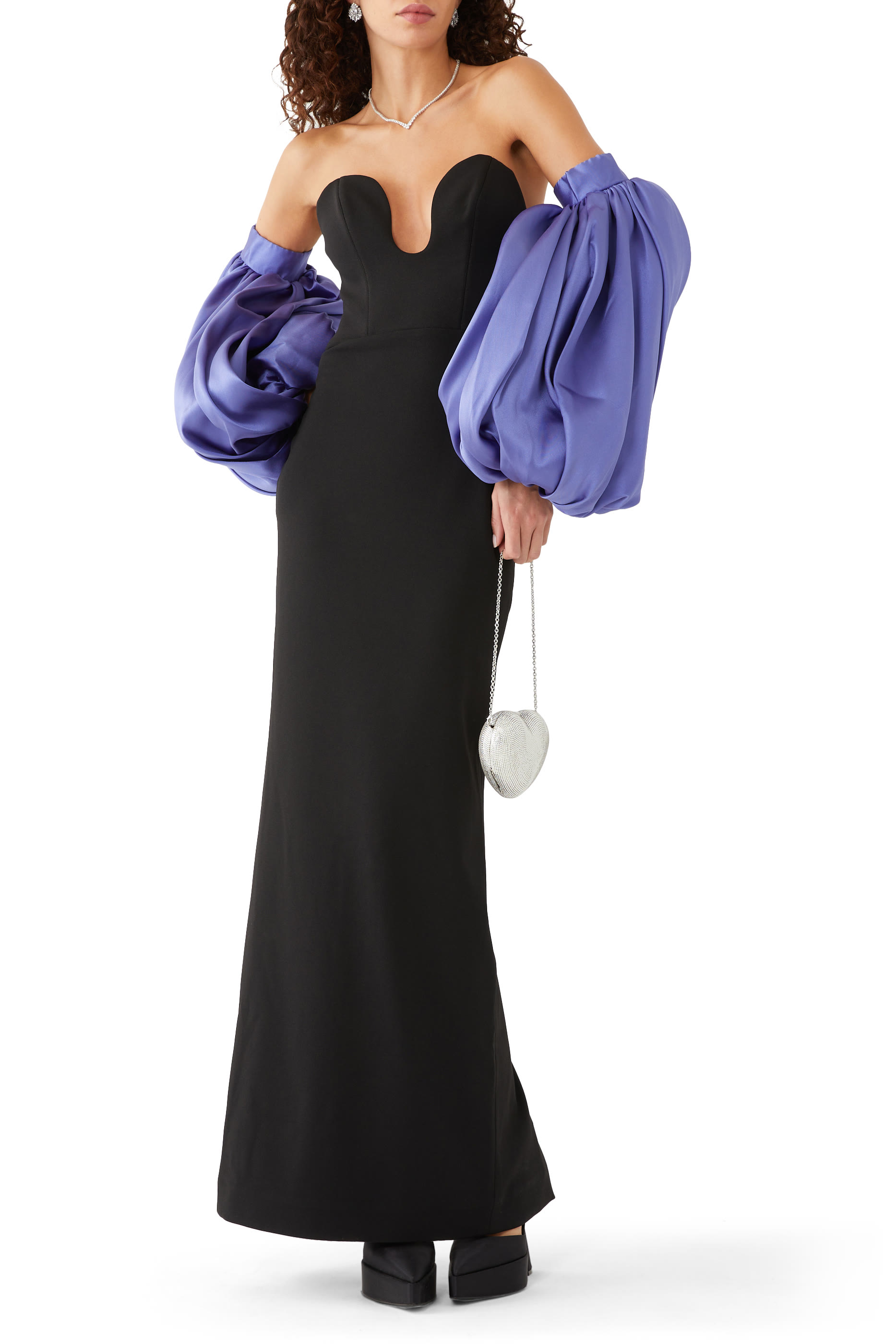 كلاتش لامور صغير بتصميم قلب