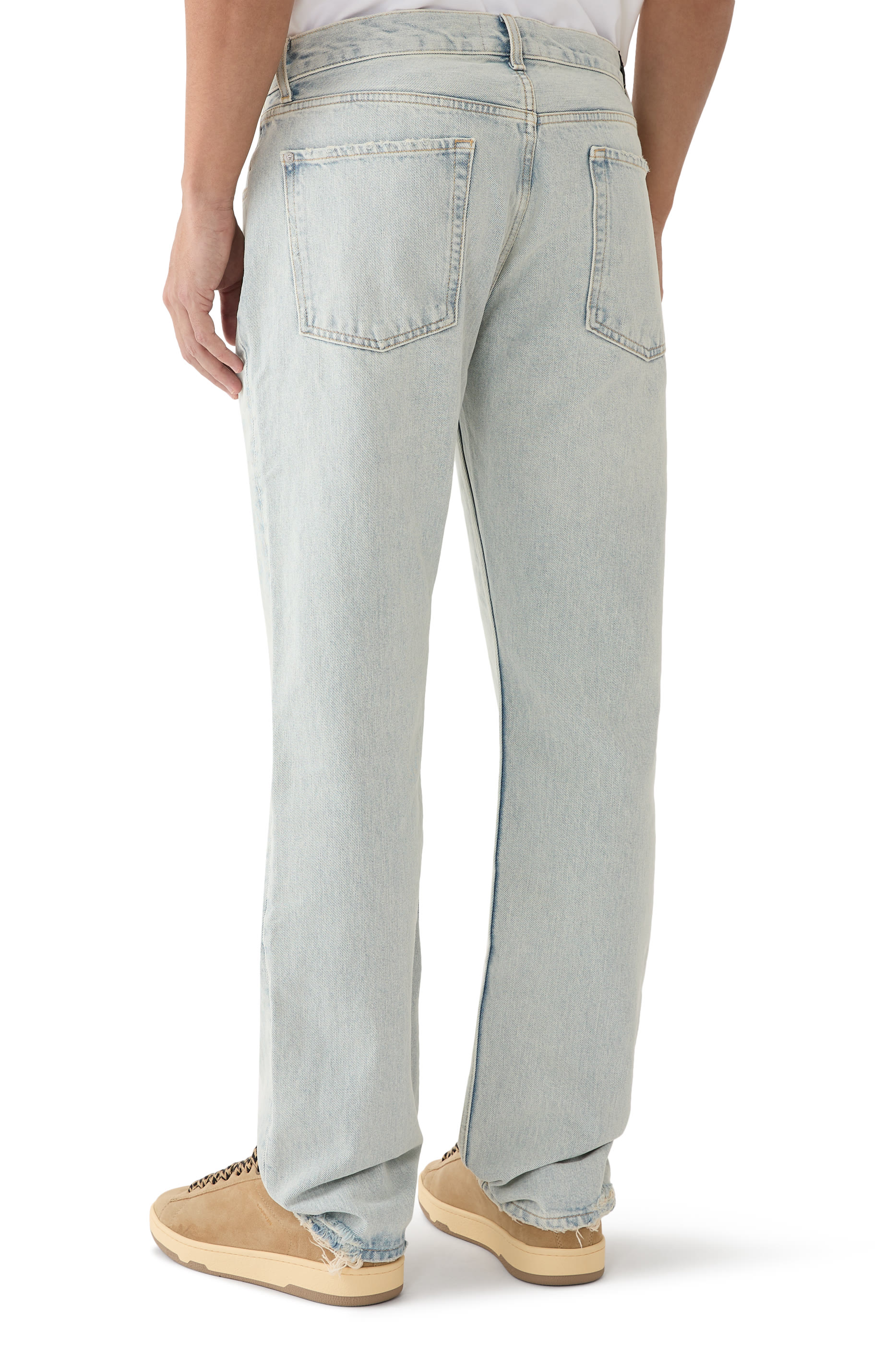 بنطال بقصة ساق مستقيمة