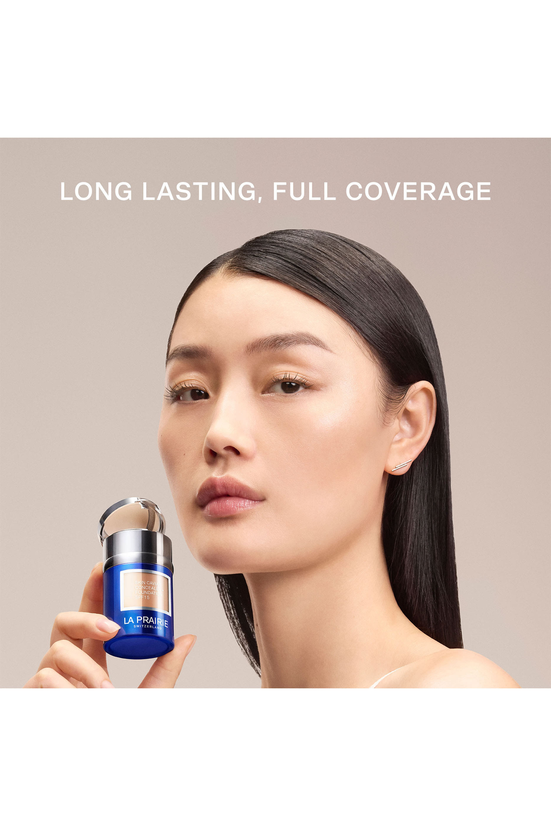 كريم أساس وخافي عيوب بشرة سكين كافيار كومبلكشن بعامل حماية SPF 15