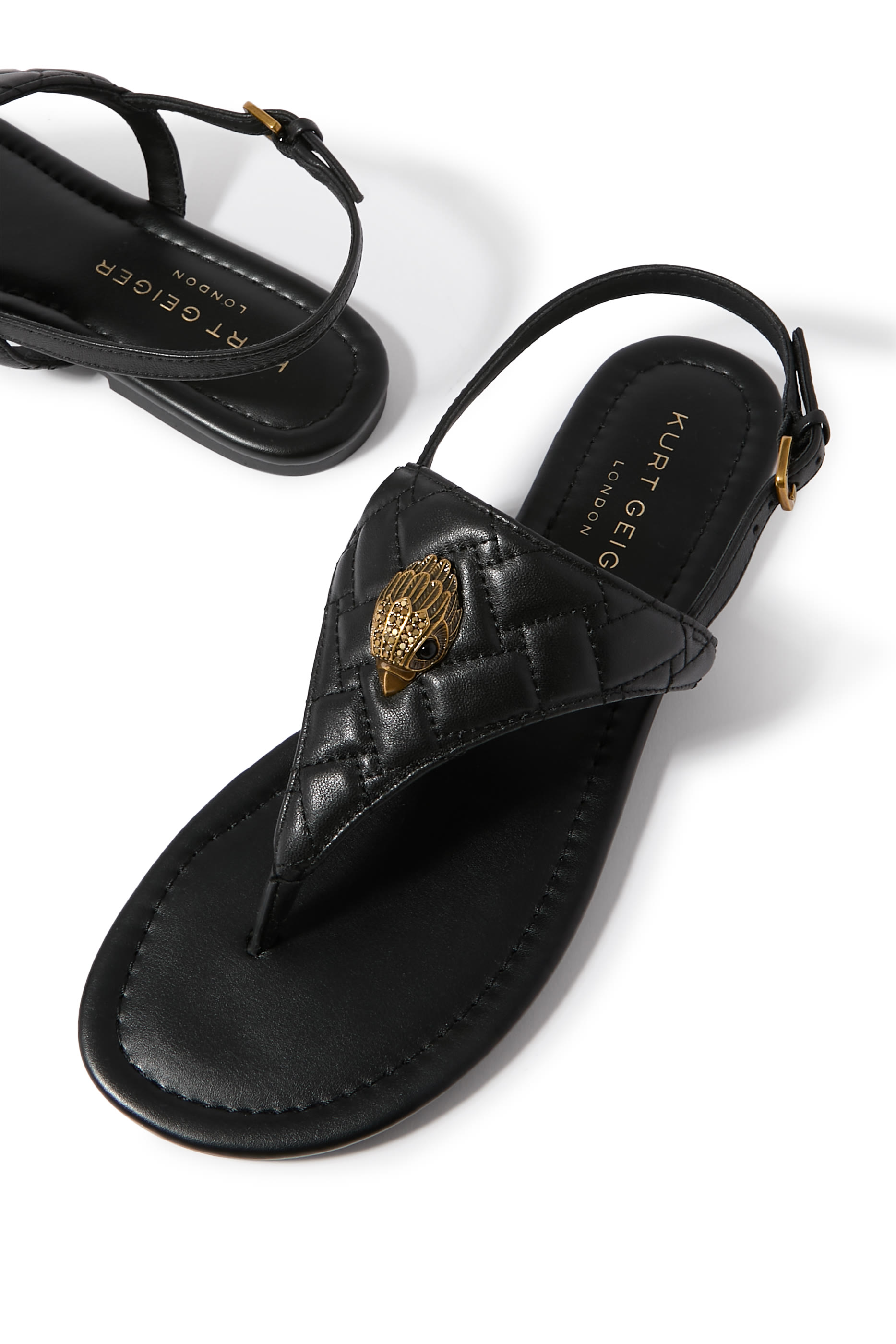 حذاء كينسينغتتون بسير خلفي ونعل مسطح