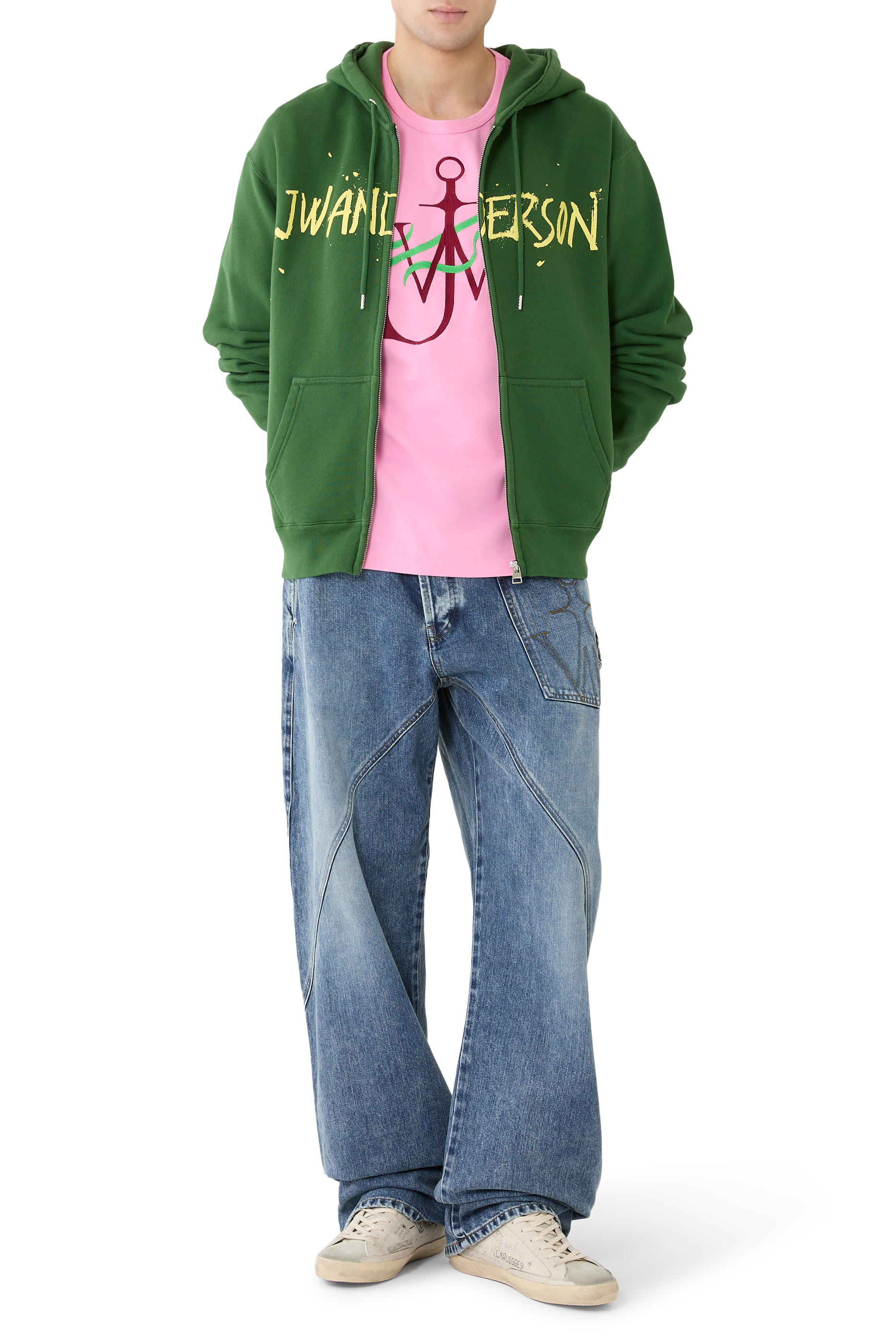 تيشيرت بشعار المرساة وشريط 