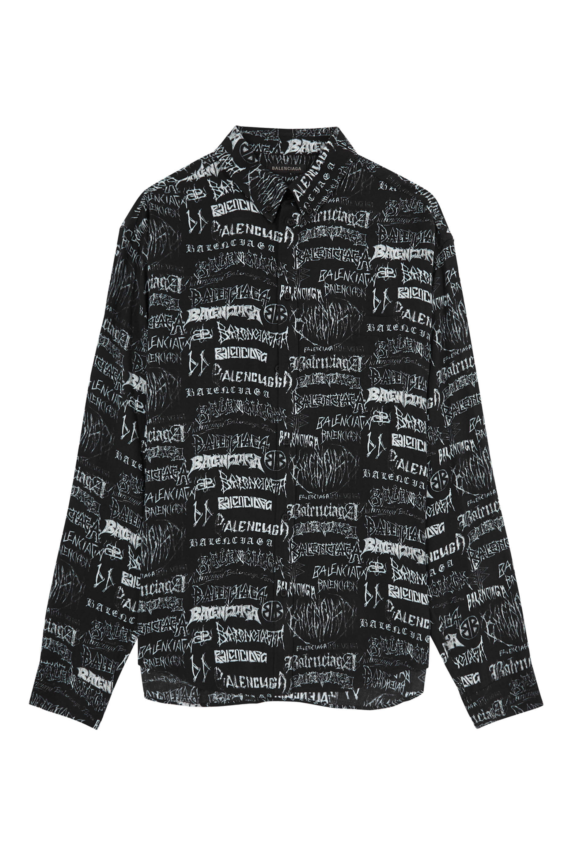 قميص دي آي واي ميتال مزين كليا بشعار الماركة