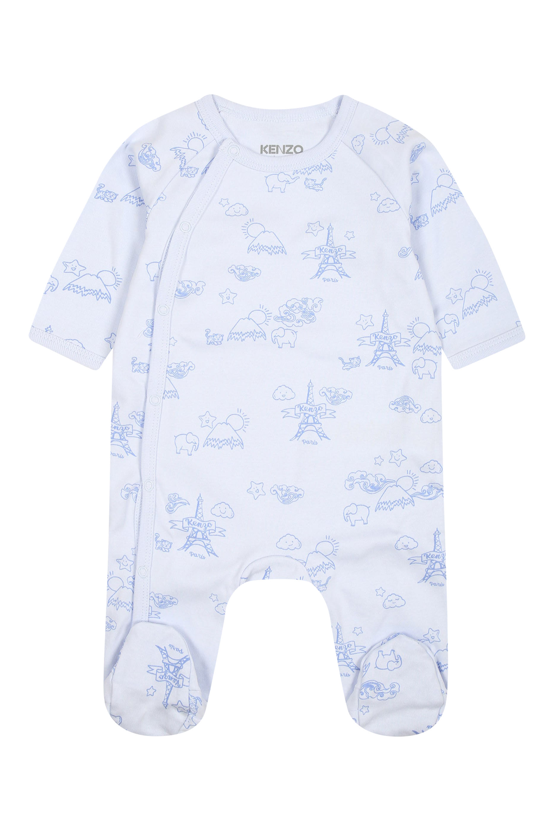 طقم هدية لباس قطعة واحدة باريس للأطفال، قطعتين