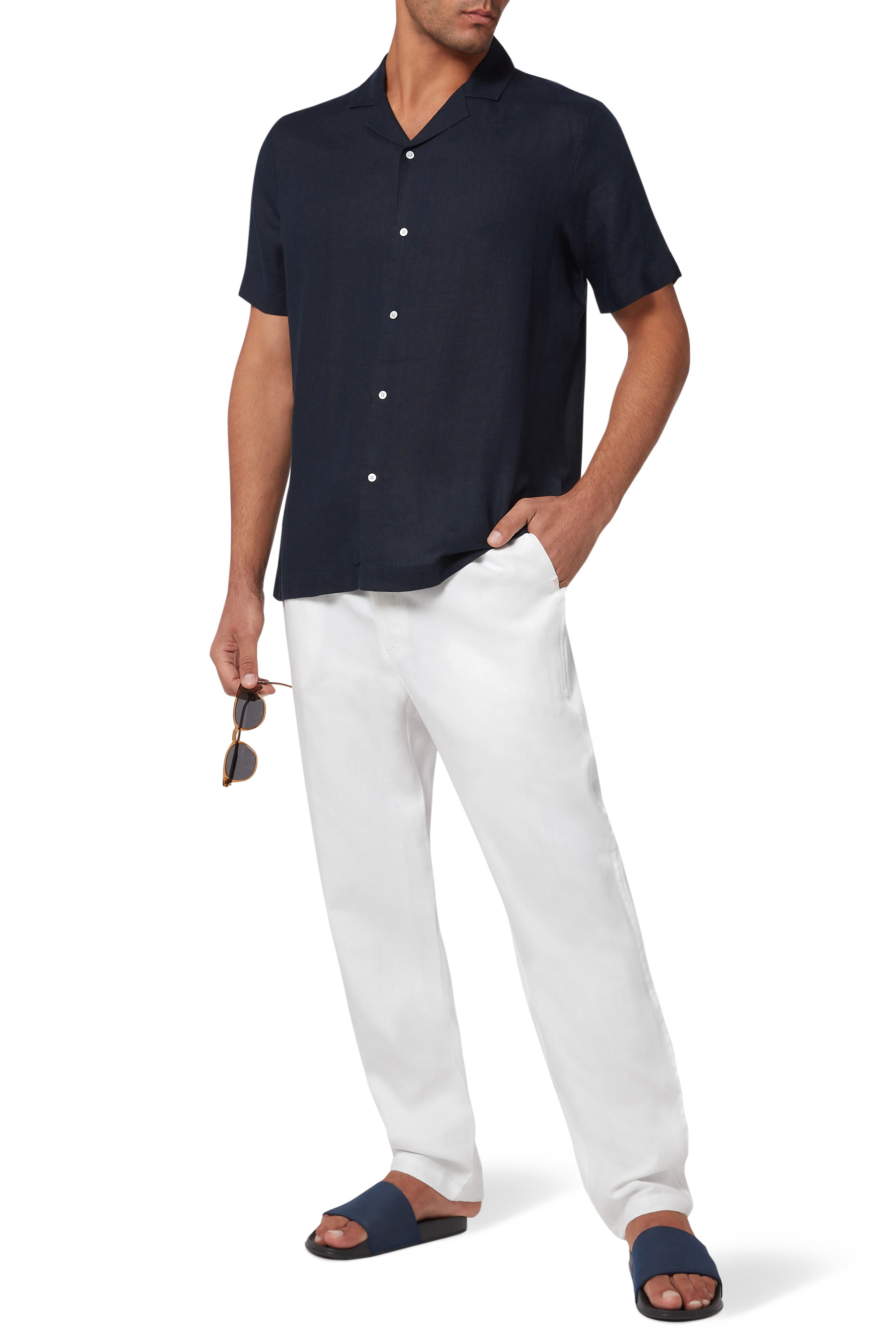 بنطال سيدني كتان