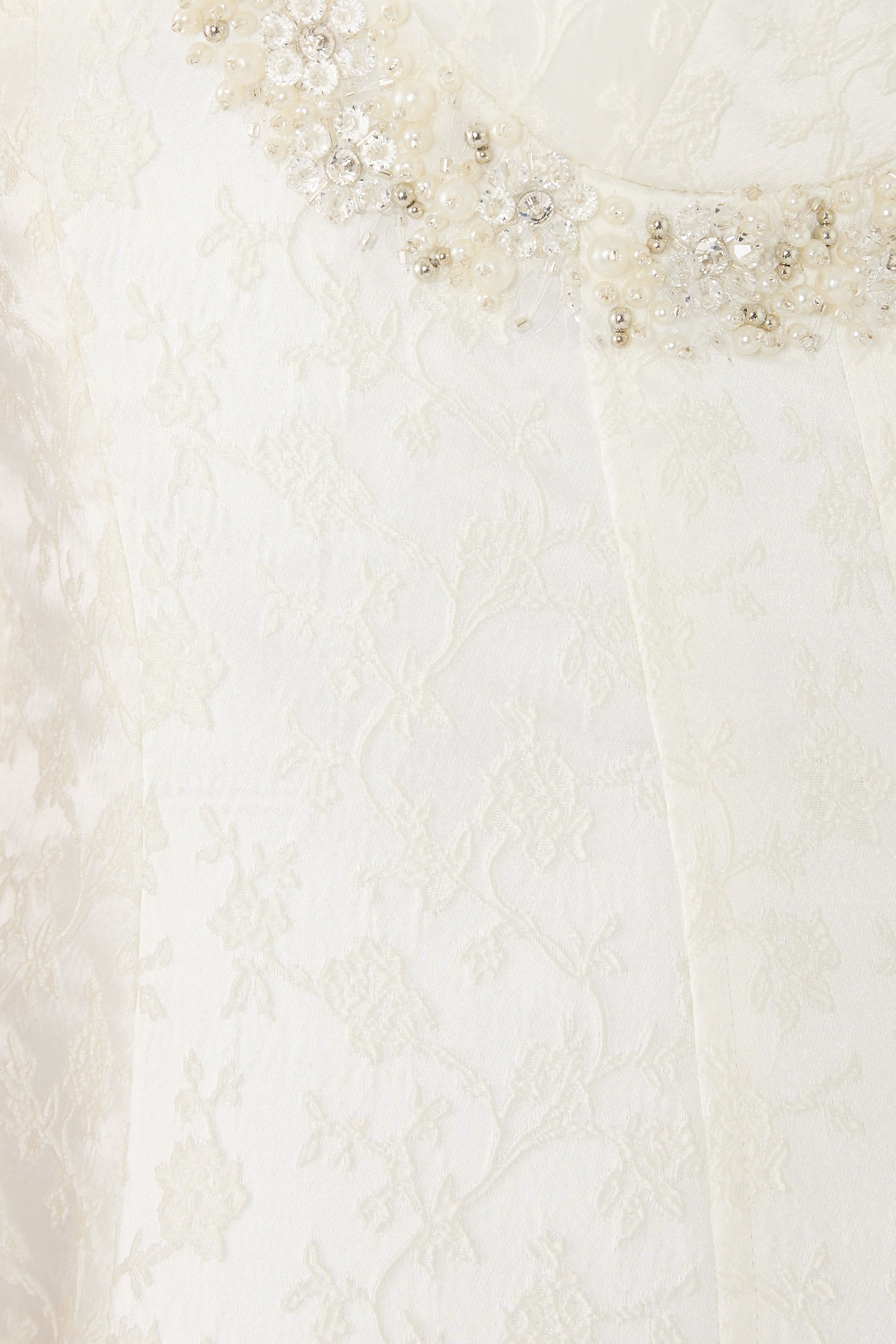 فستان شارلوت جاكار متوسط الطول