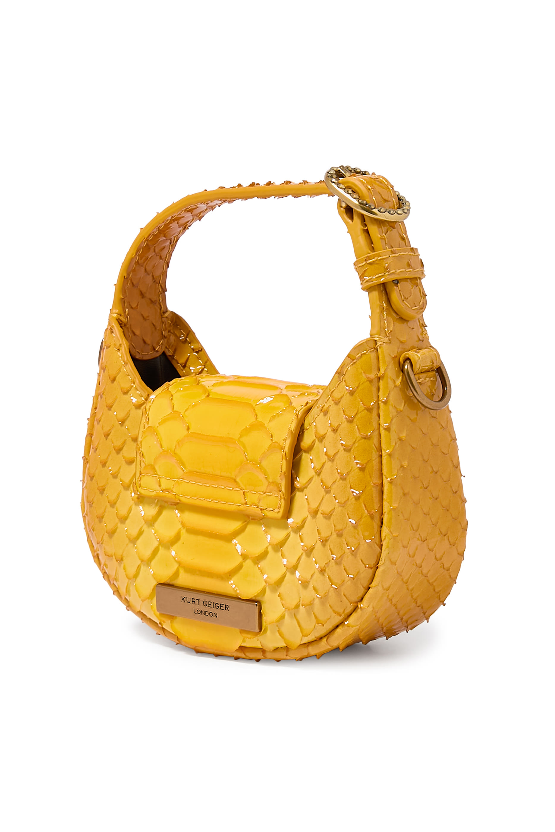 Micro Chelsea Hobo Snake Print Bag