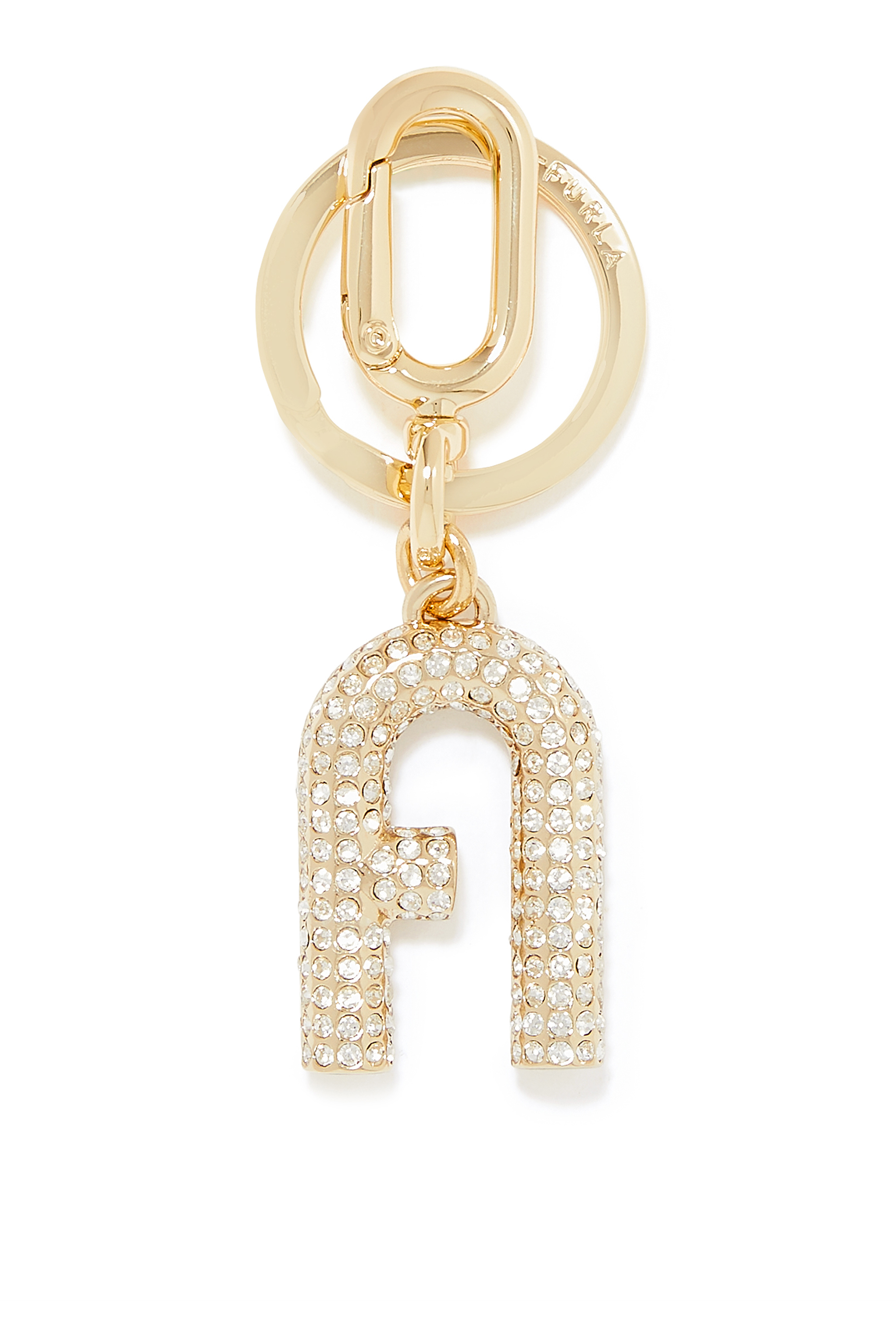 سلسلة مفاتيح 1927 بتصميم مقوس مرصع بالكريستال