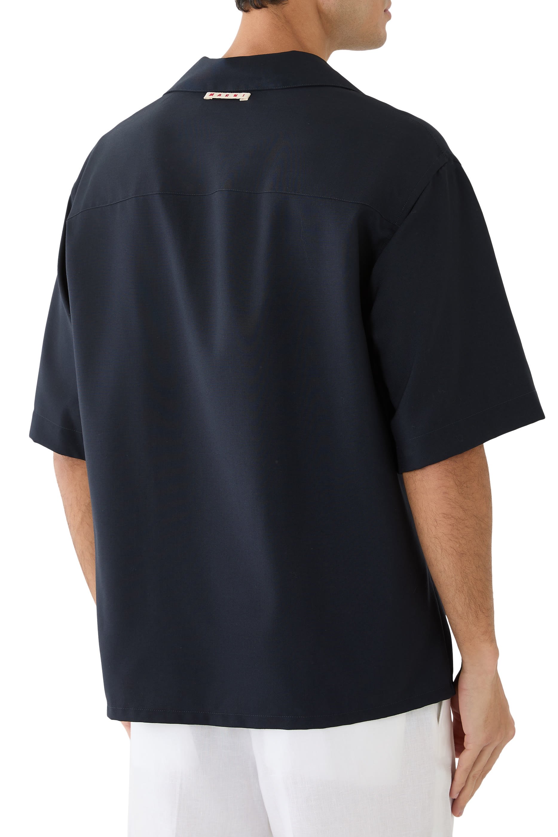 قميص بولينغ صوف خفيف