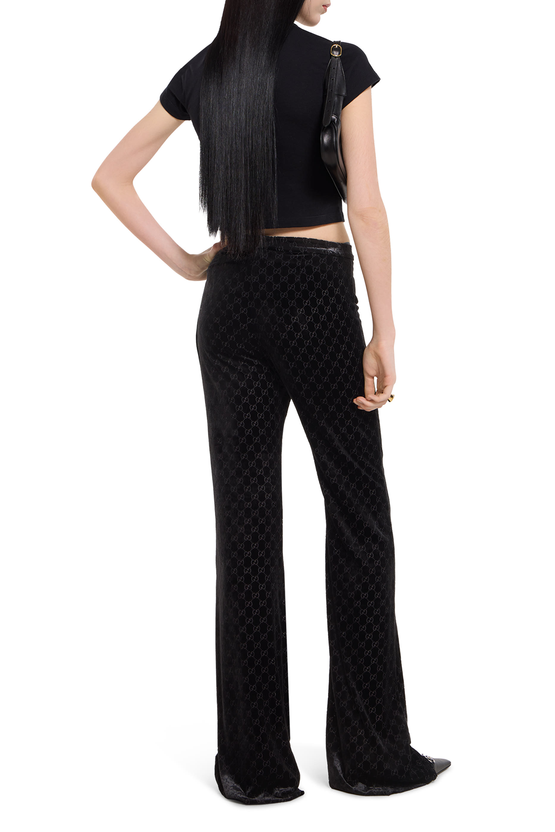 تيشيرت بتفاصيل ديفوريه قطن جيرسيه