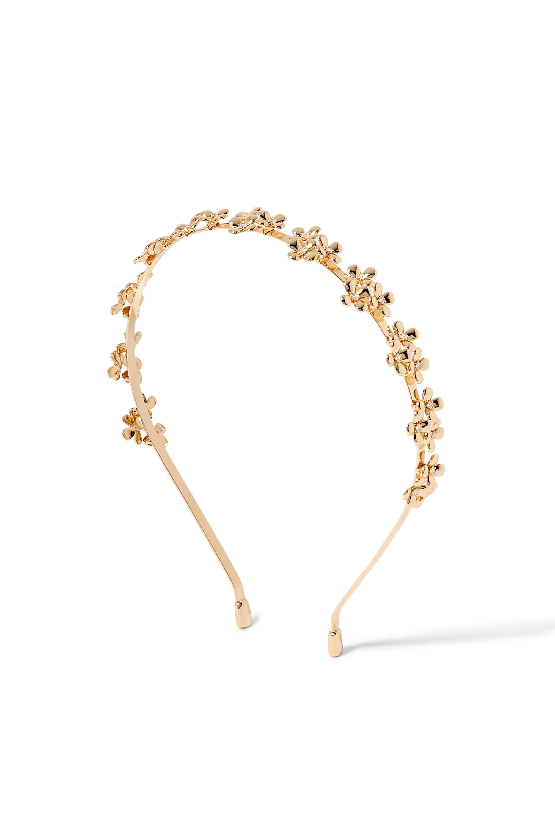 طوق رأس مزين بأزهار