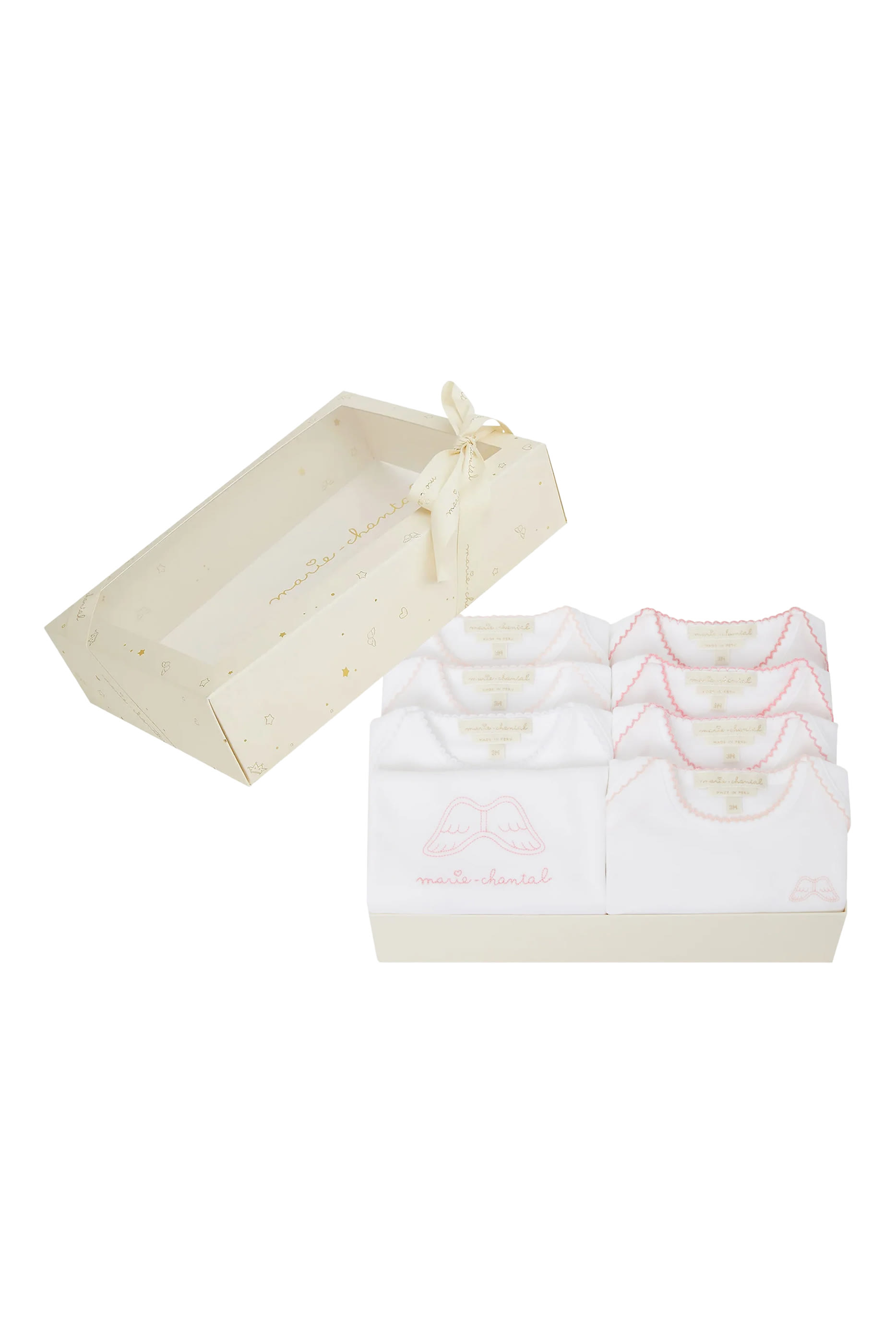 طقم أفرول بأكمام قصيرة بتطريز شعار الماركة بيكو للأطفال