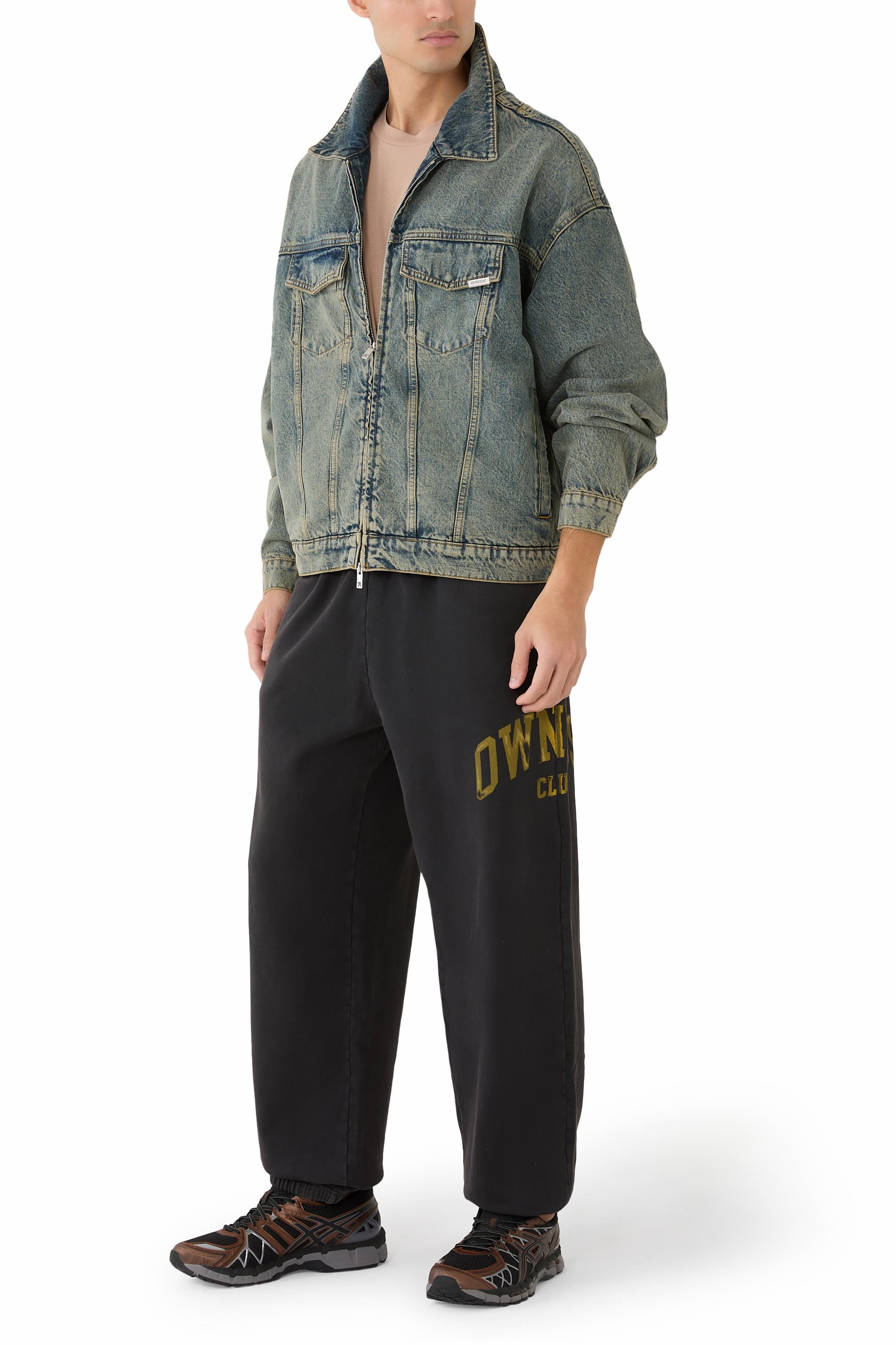 بنطال رياضي بنقشة أونرز كلوب