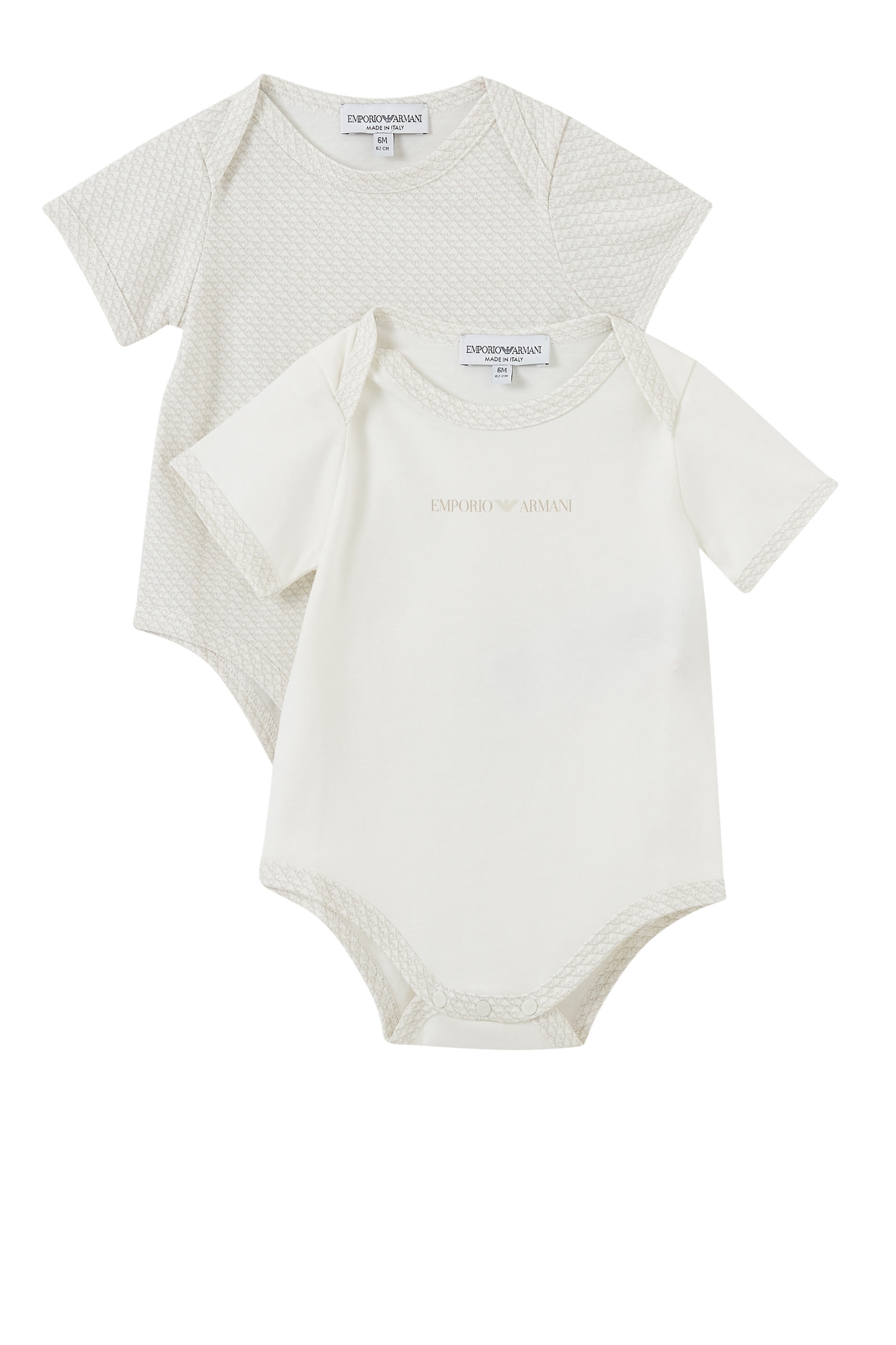 طقم لباس قطعة واحدة بشعار النسر والماركة، قطعتان