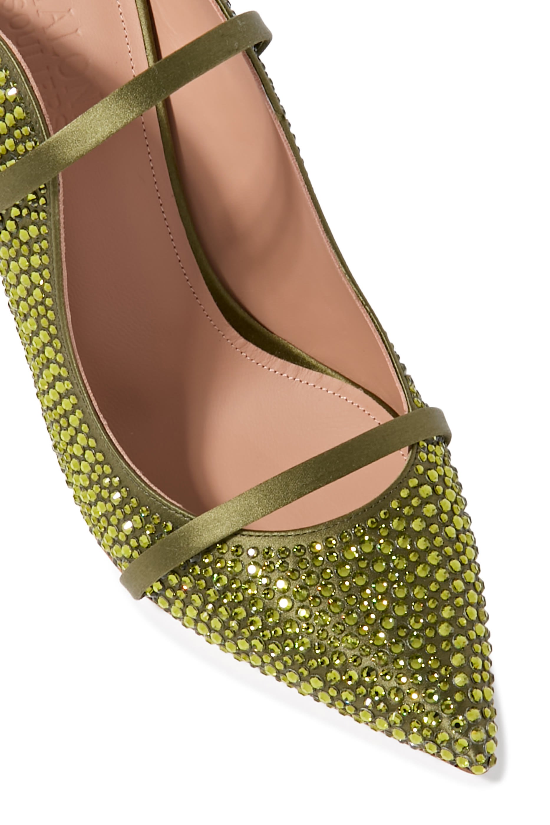 حذاء مورين 100 مفتوح من الخلف مرصع بأحجار