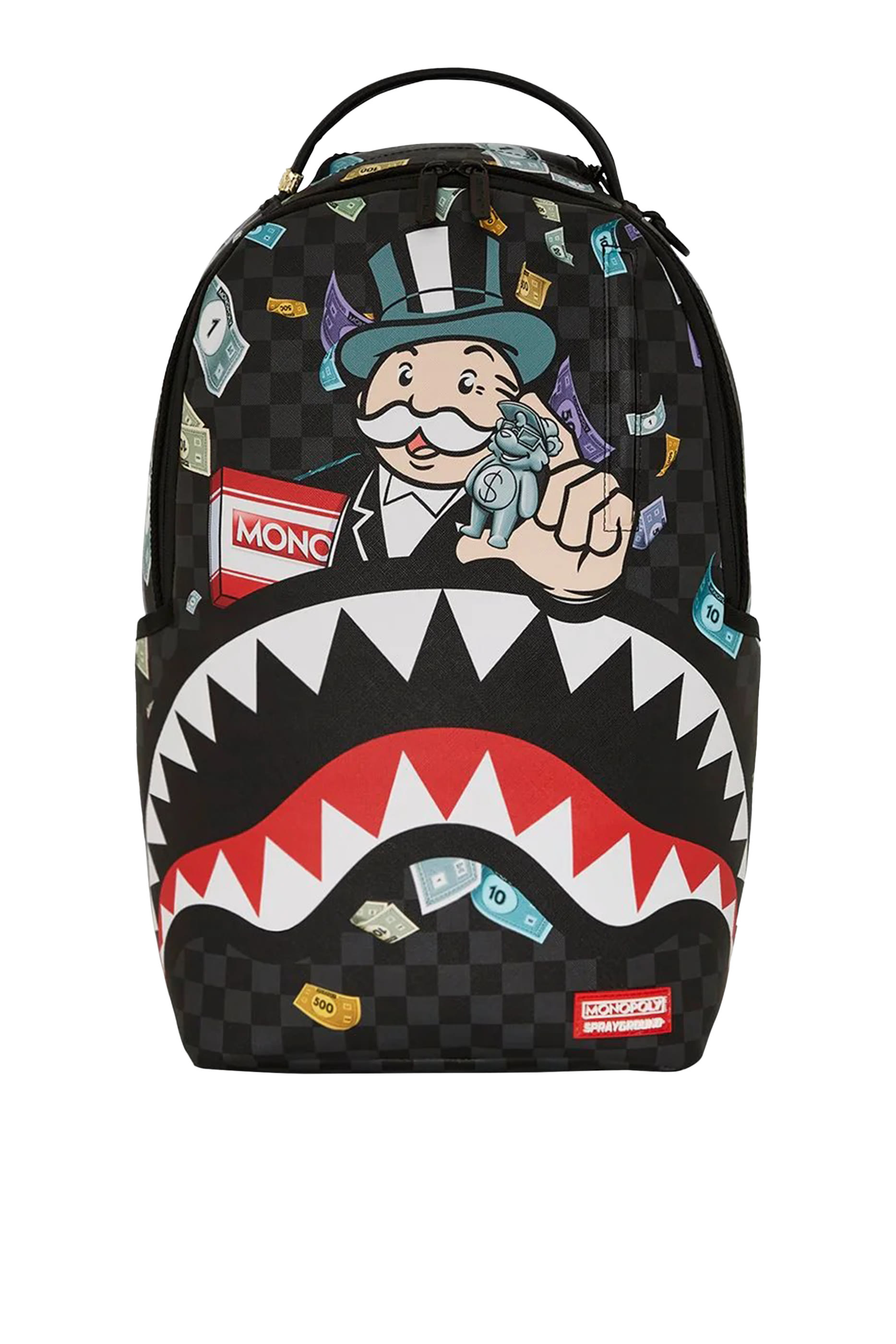 حقيبة ظهر بنقشة شخصيات والسيد مونوبولي للأطفال