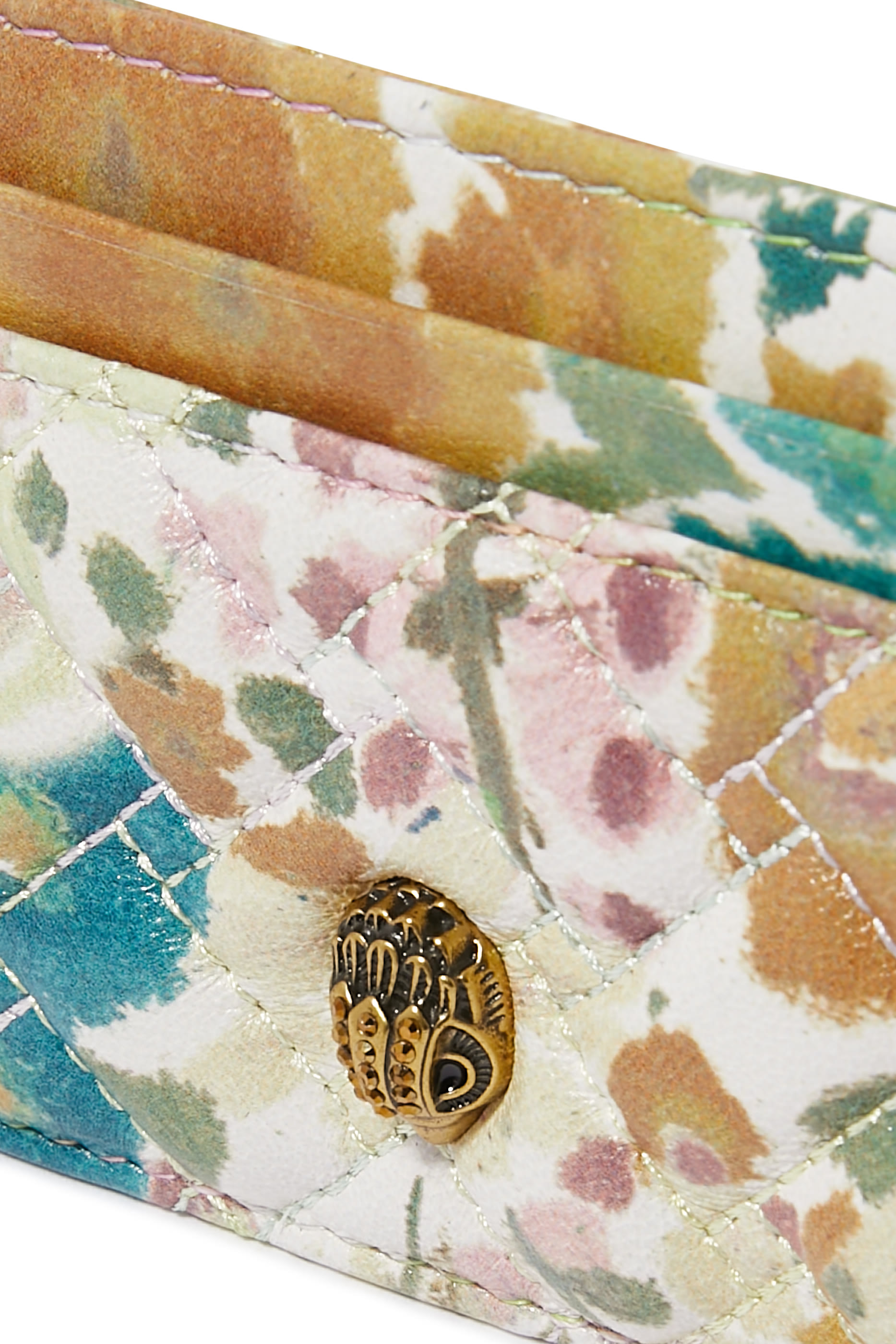 حافظة بطاقات كوتور بنقشة زهور