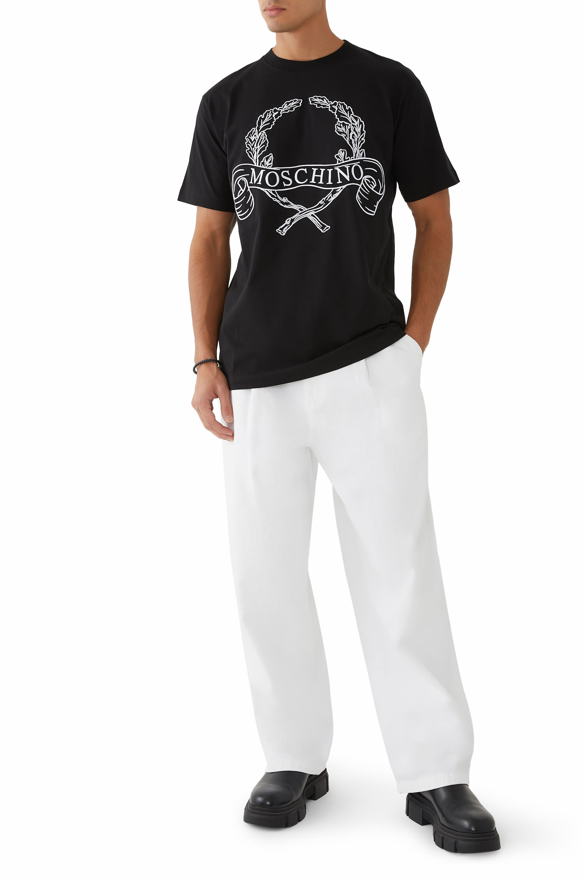 تيشيرت بأكمام قصيرة جيرسيه