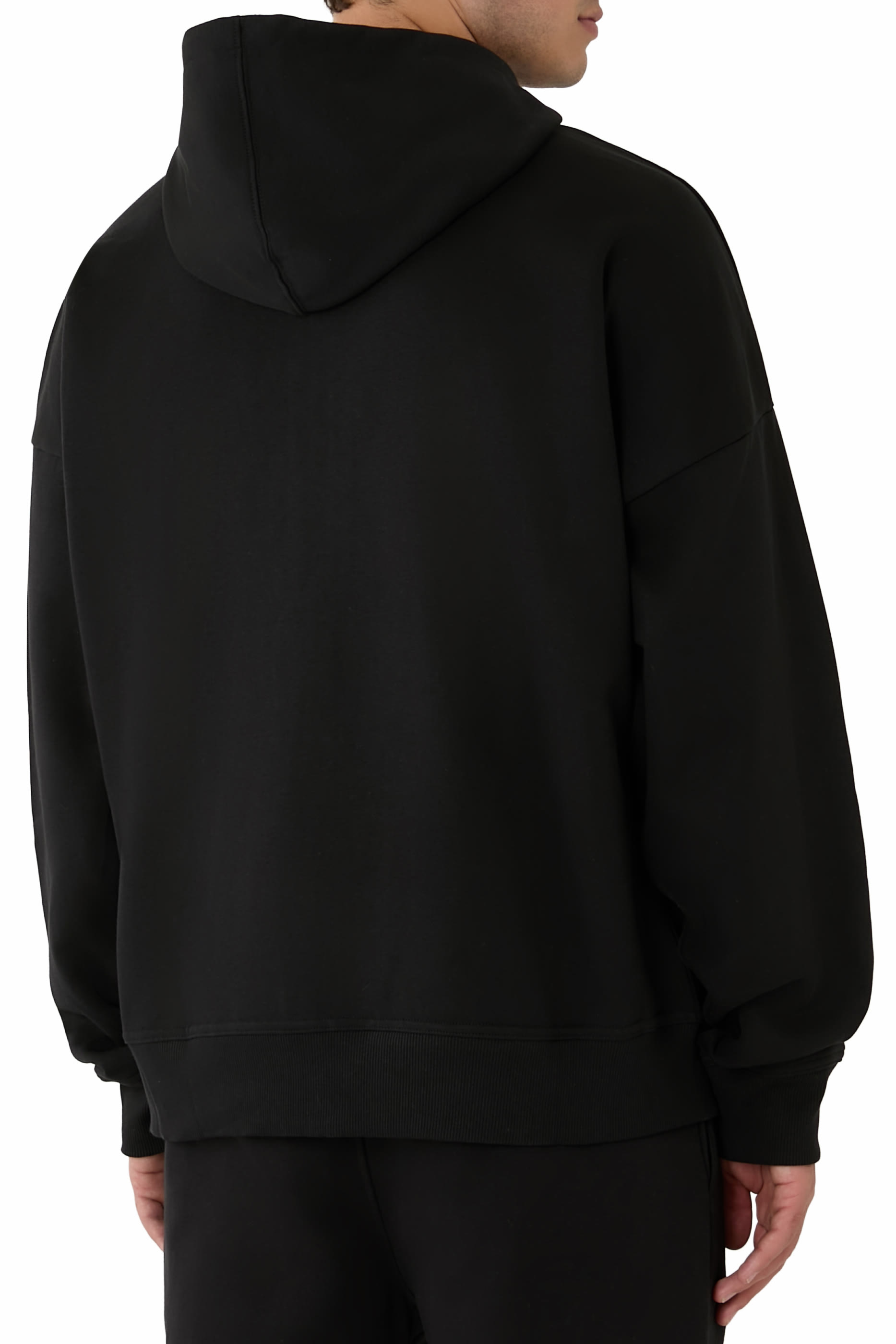 Crest Oversized Zip Up Hoodie