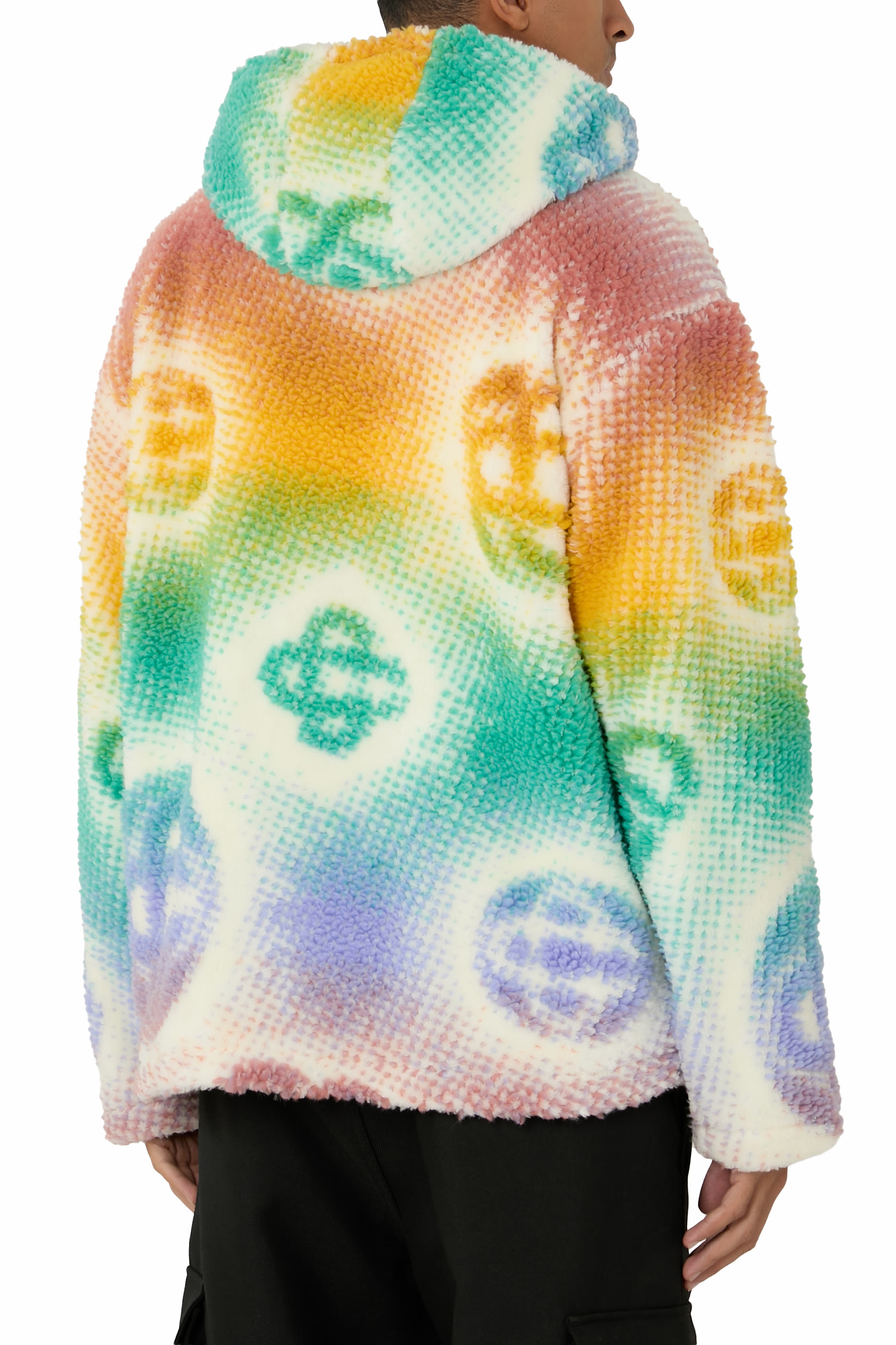 جاكيت هافتون بحروف شعار الماركة صوف 