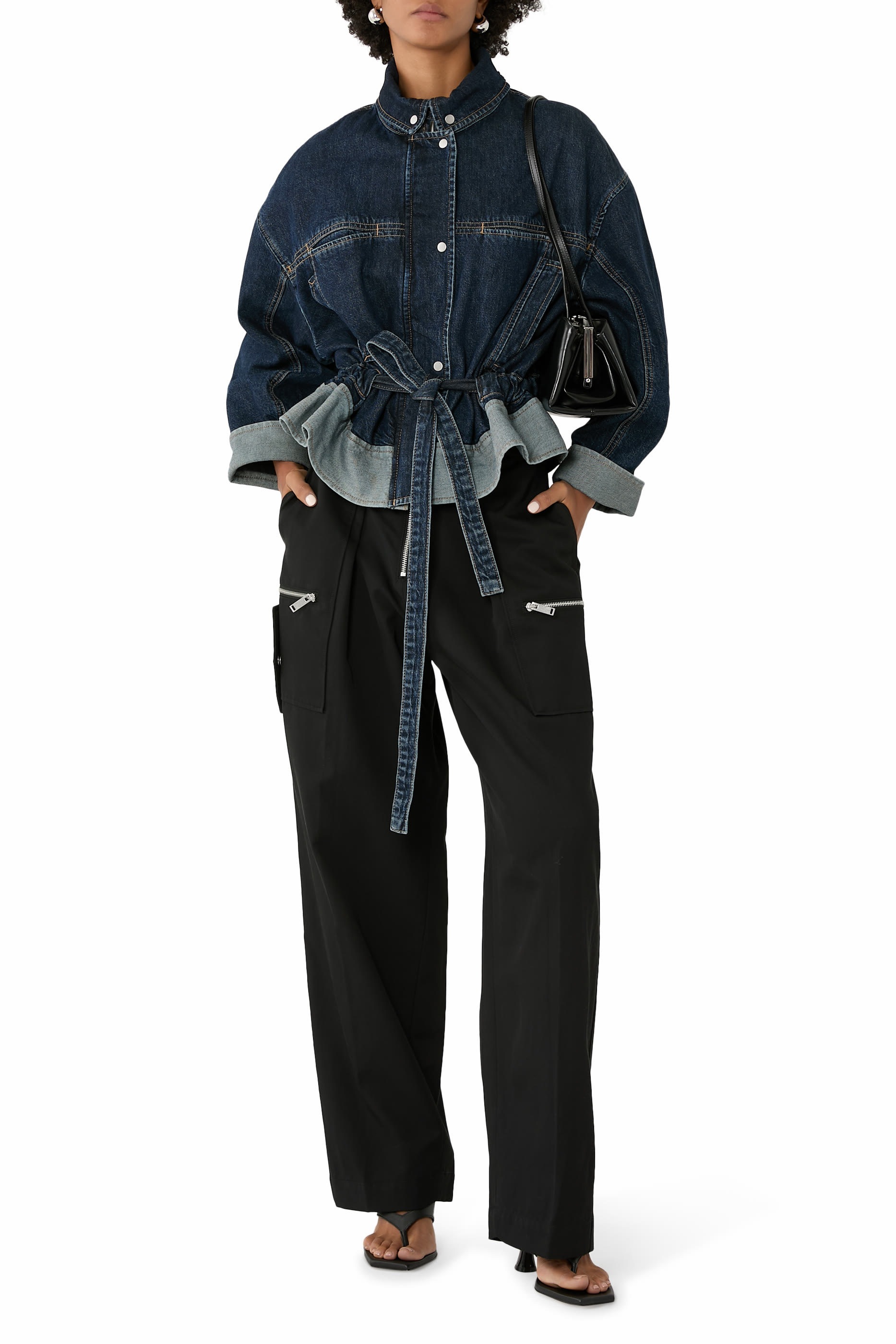  بنطال بسحابين وقصة ساق واسعة