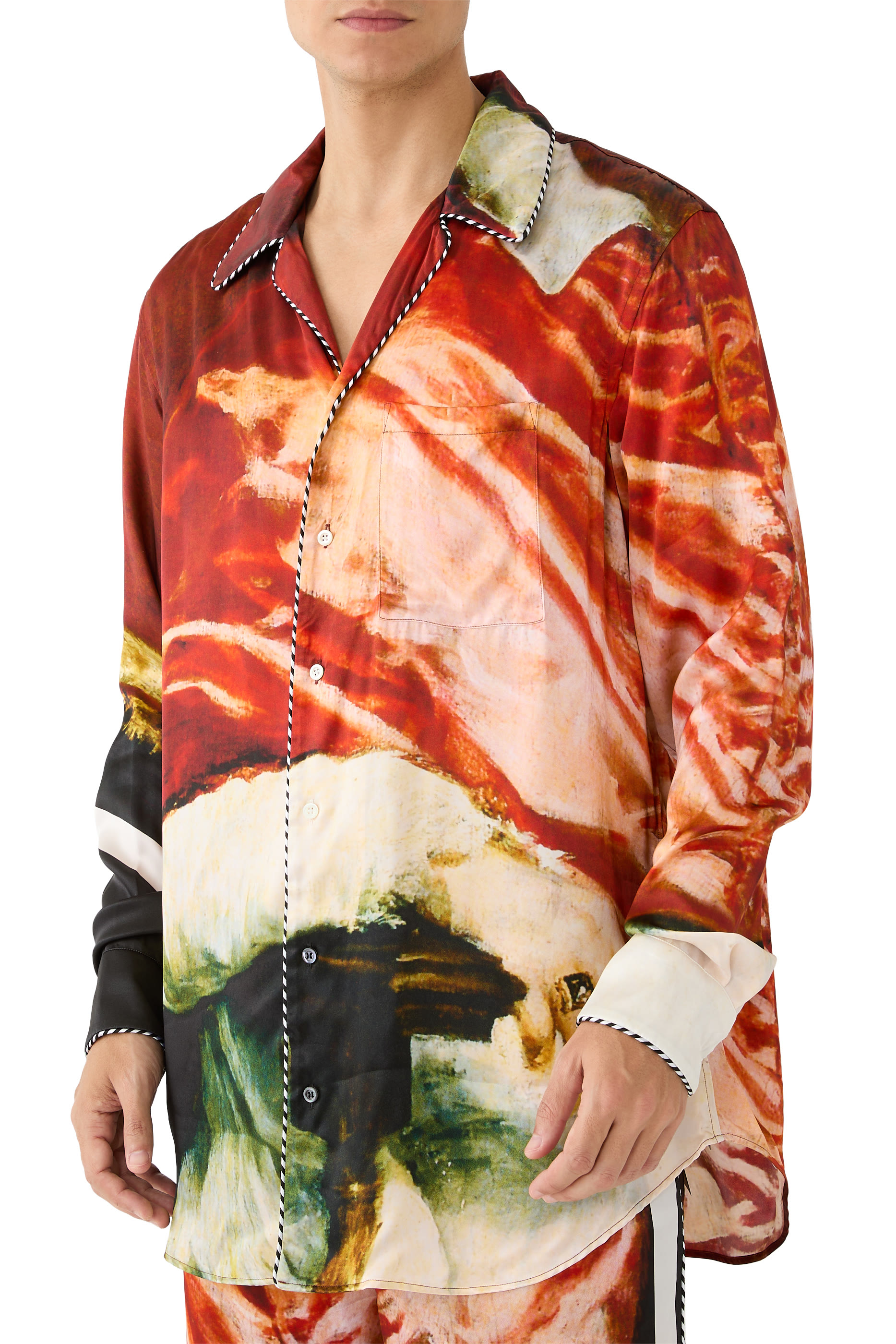 قميص بطبعات