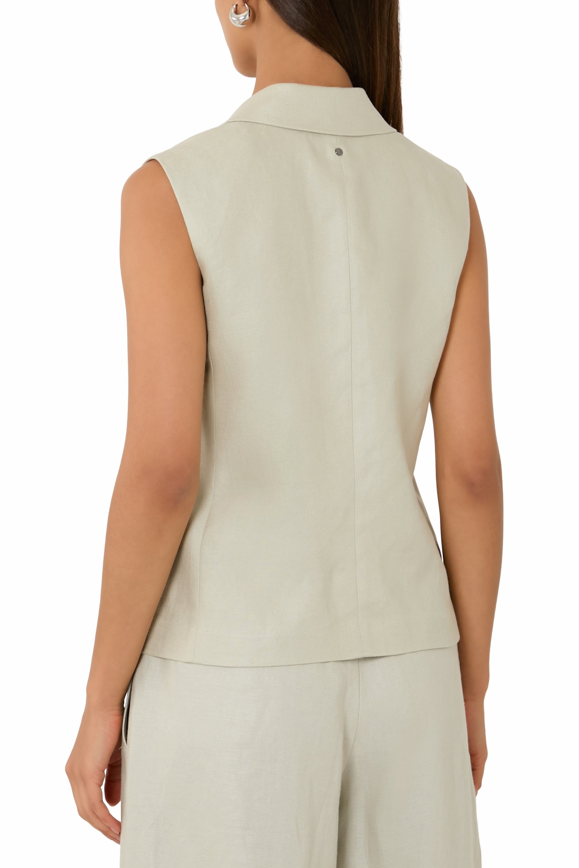 جاكيت قماش كتان تويل