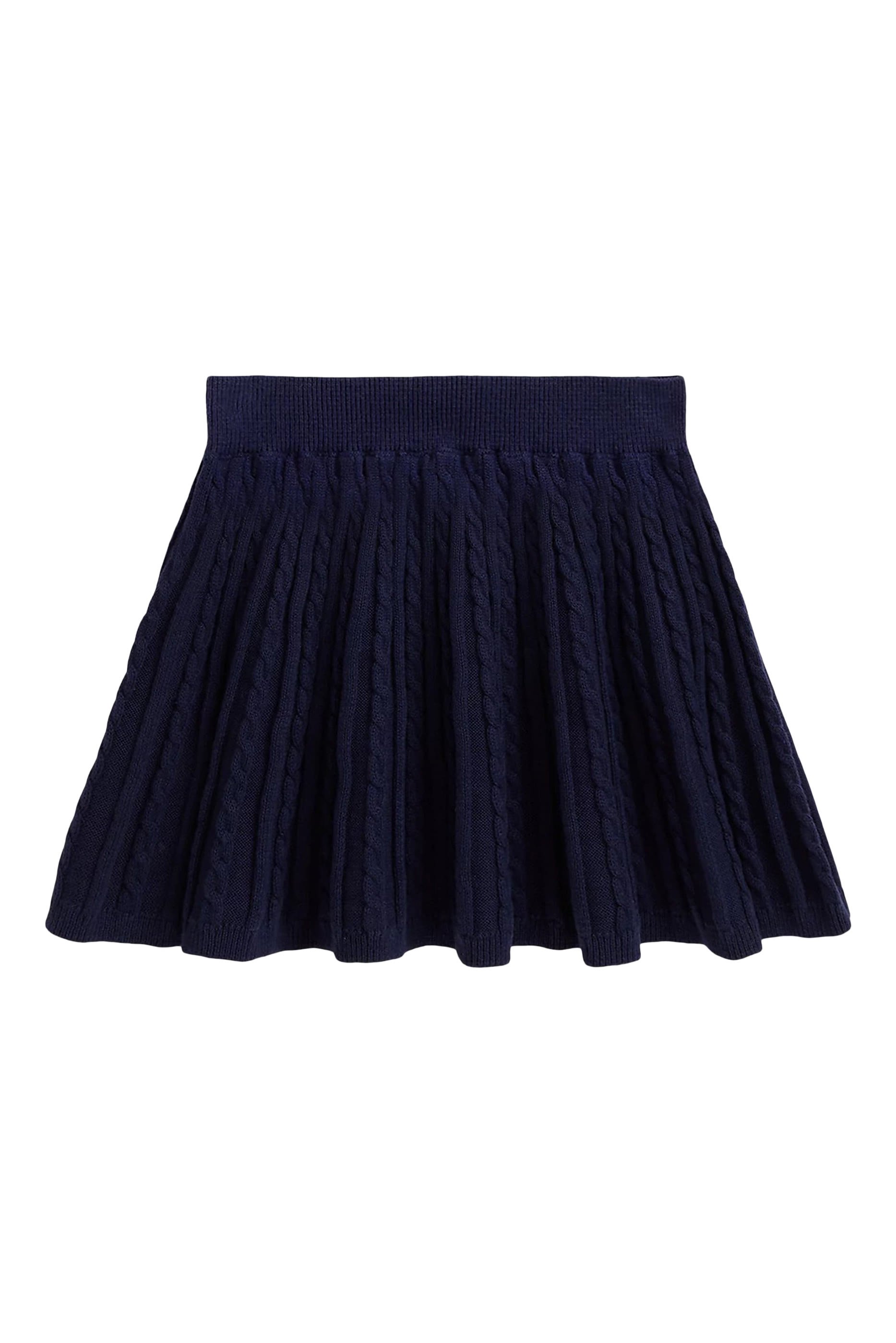 طقم سترة مخططة وتنورة قطن للأطفال