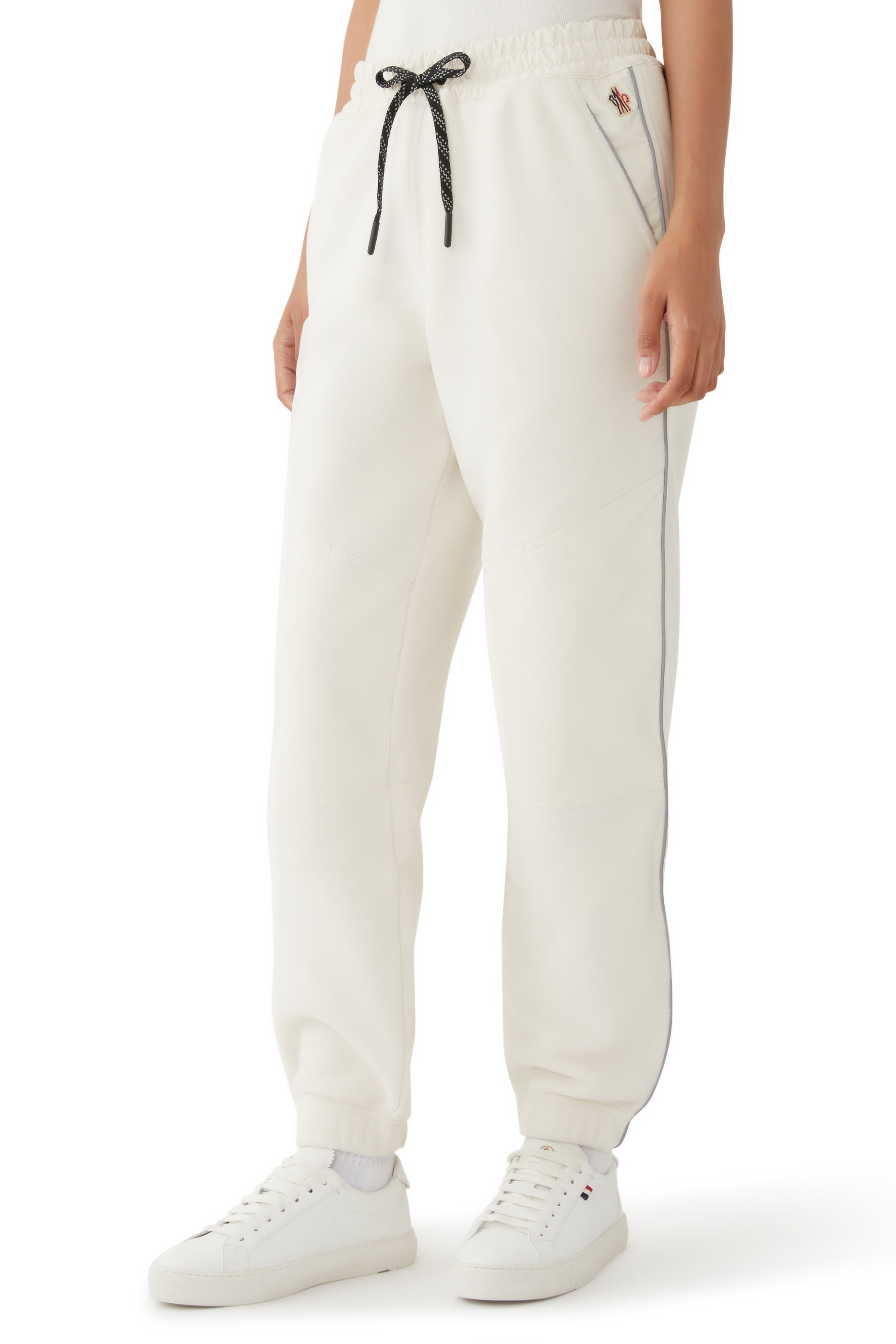 بنطال رياضي برقعة بشعار الماركة