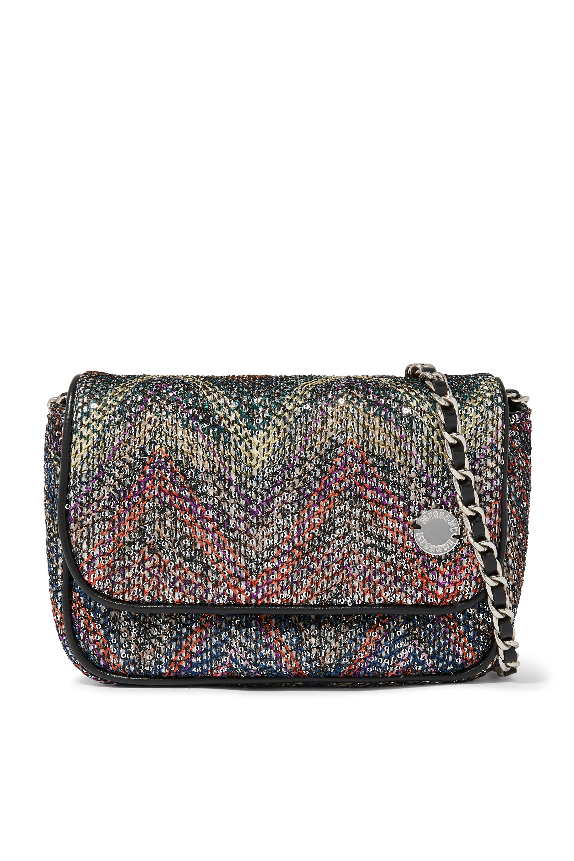 حقيبة كتف بترتر وحمالة سلسلة للأطفال