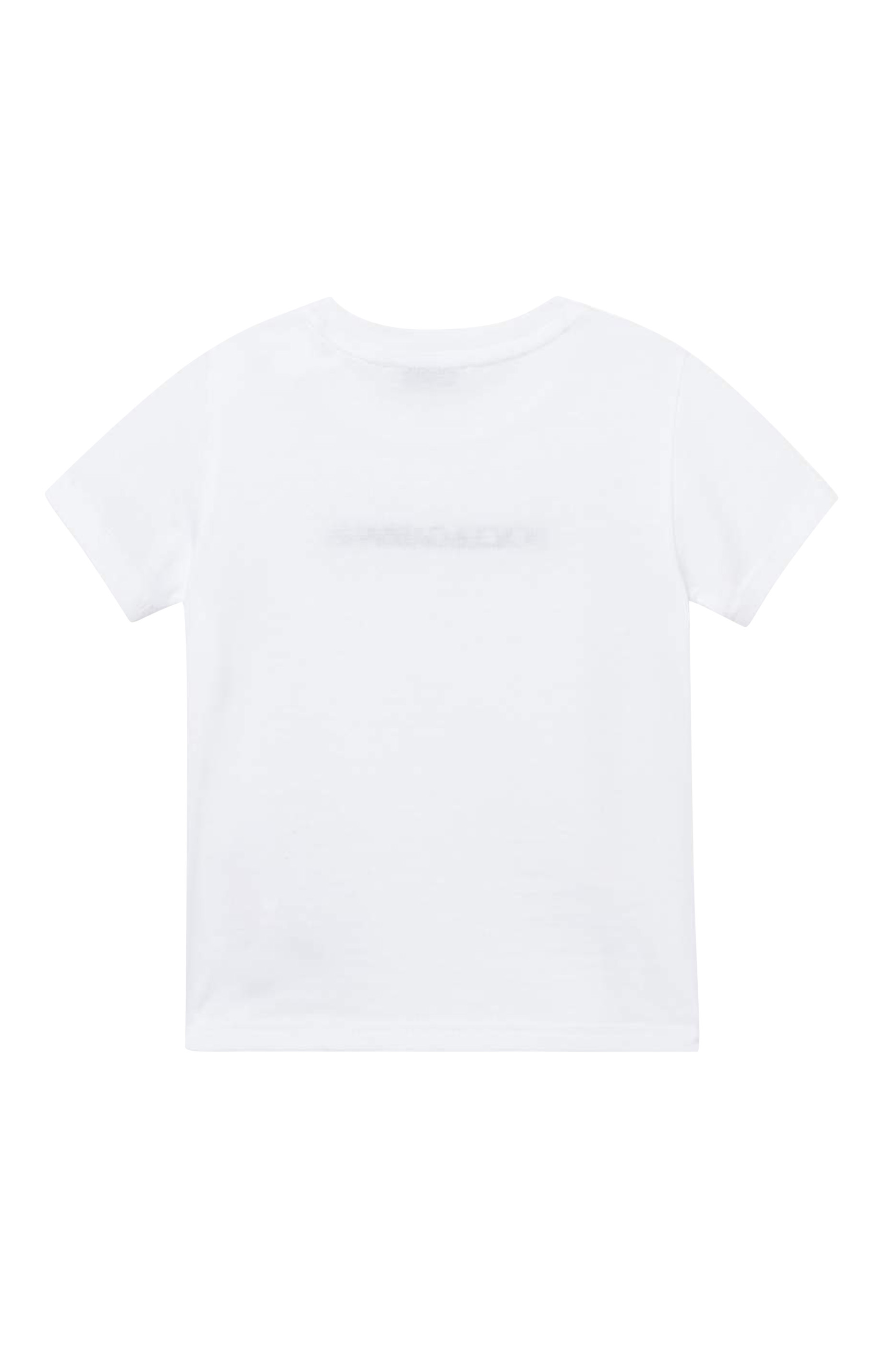 تيشيرت جرسيه للأطفال بتطريز شعار الماركة