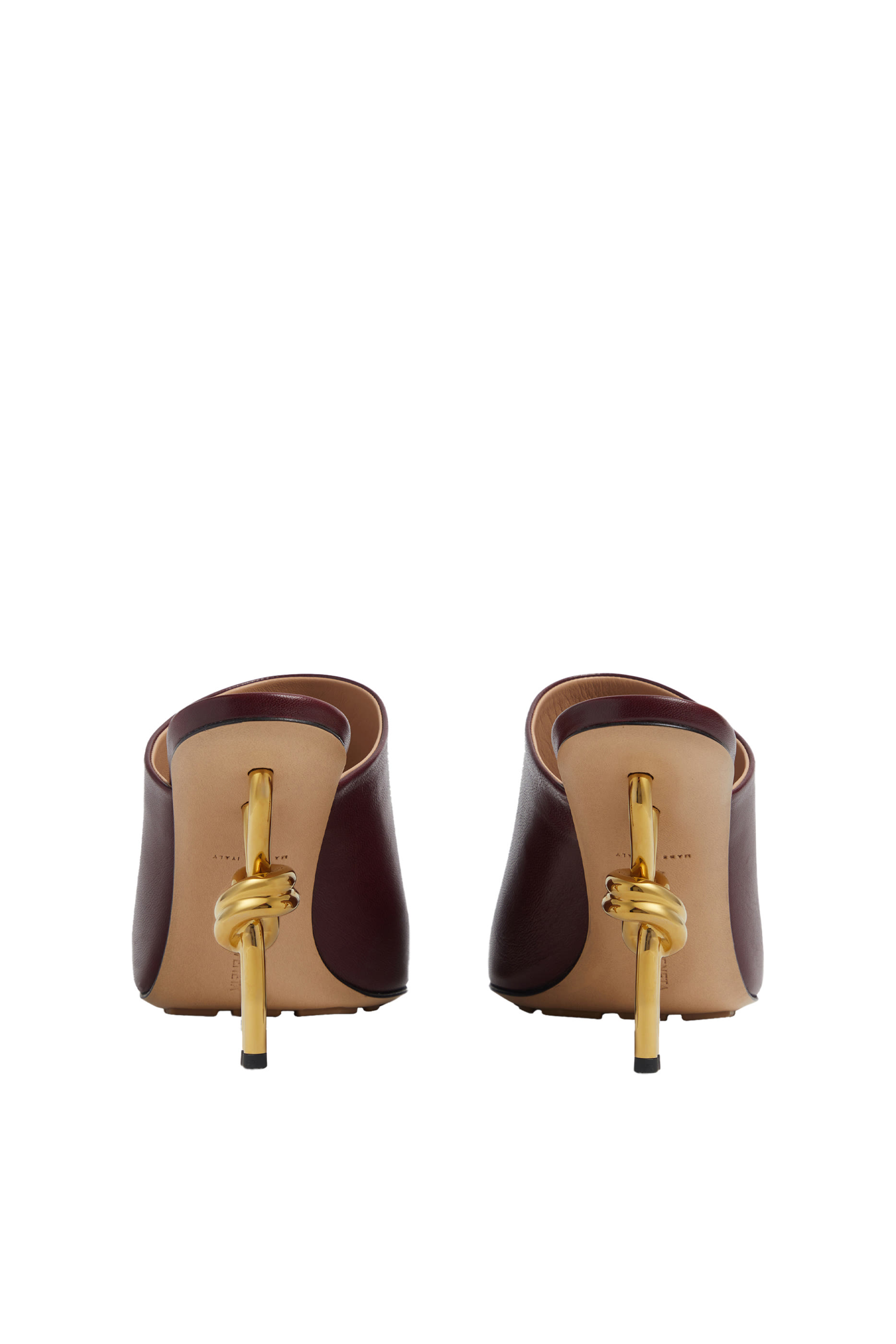 حذاء مفتوح من الخلف 90 مزين بعقدة 