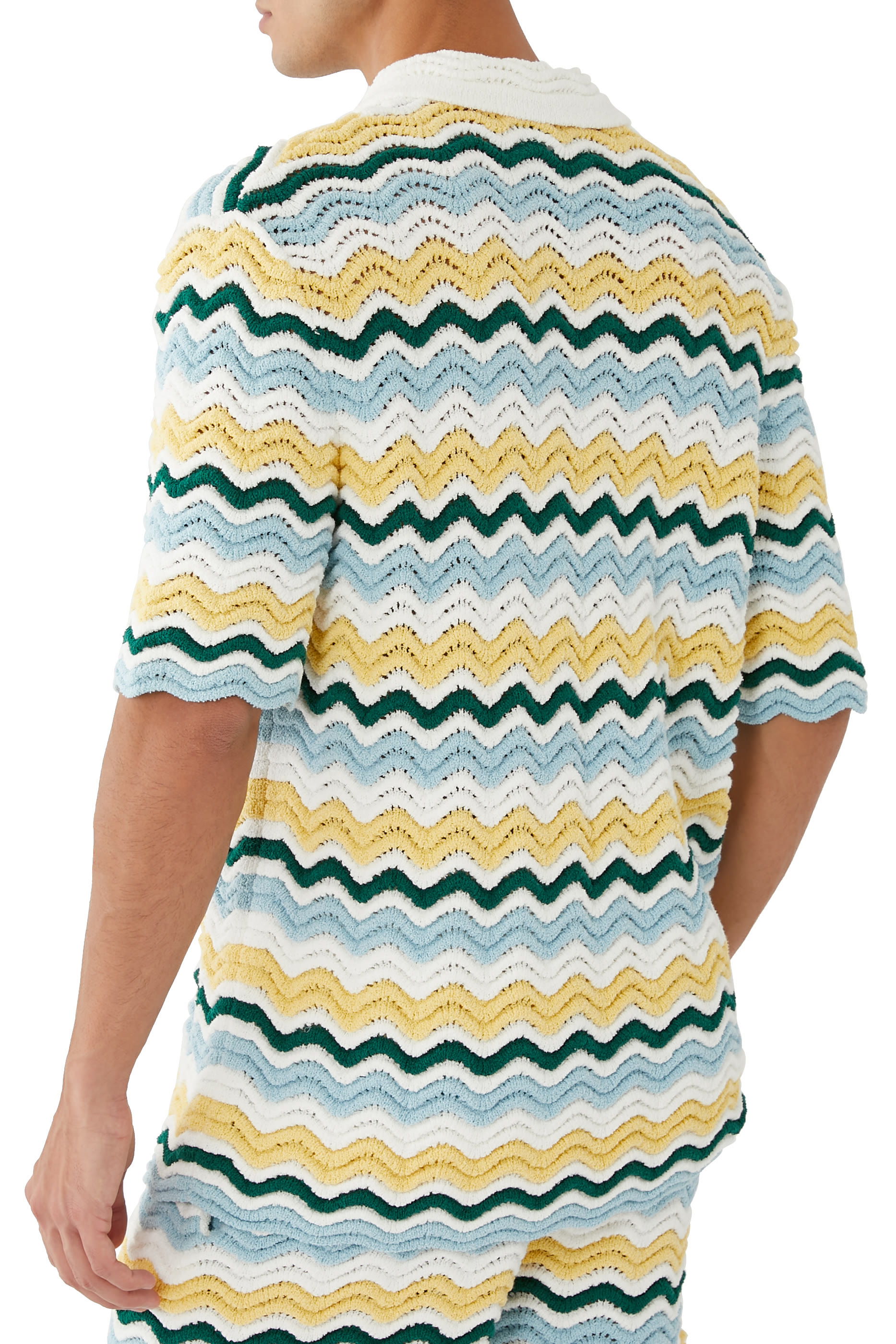 قميص بطبعة مموجة بوكليه