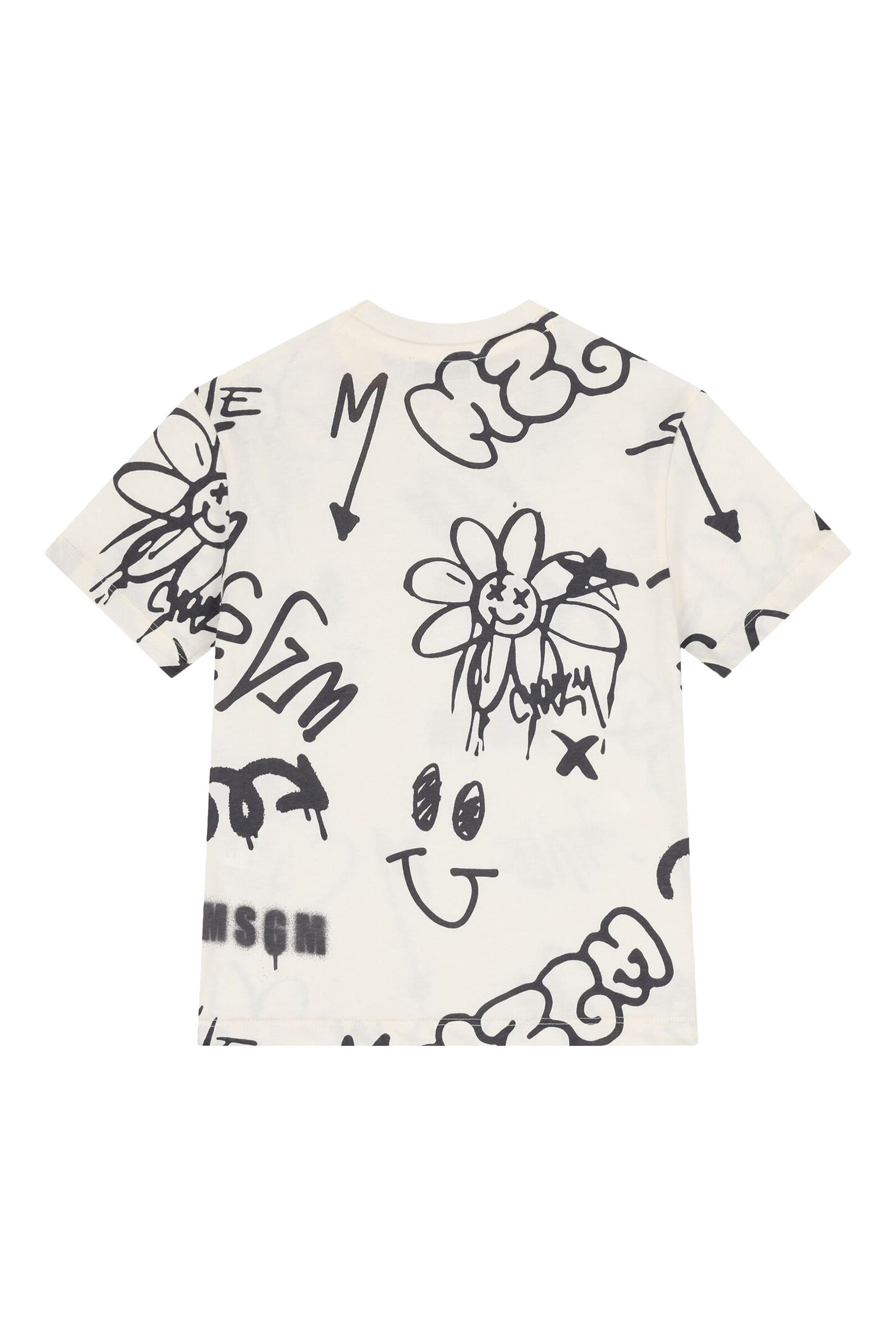 تيشيرت بشعار الماركة غرافيتي للأطفال