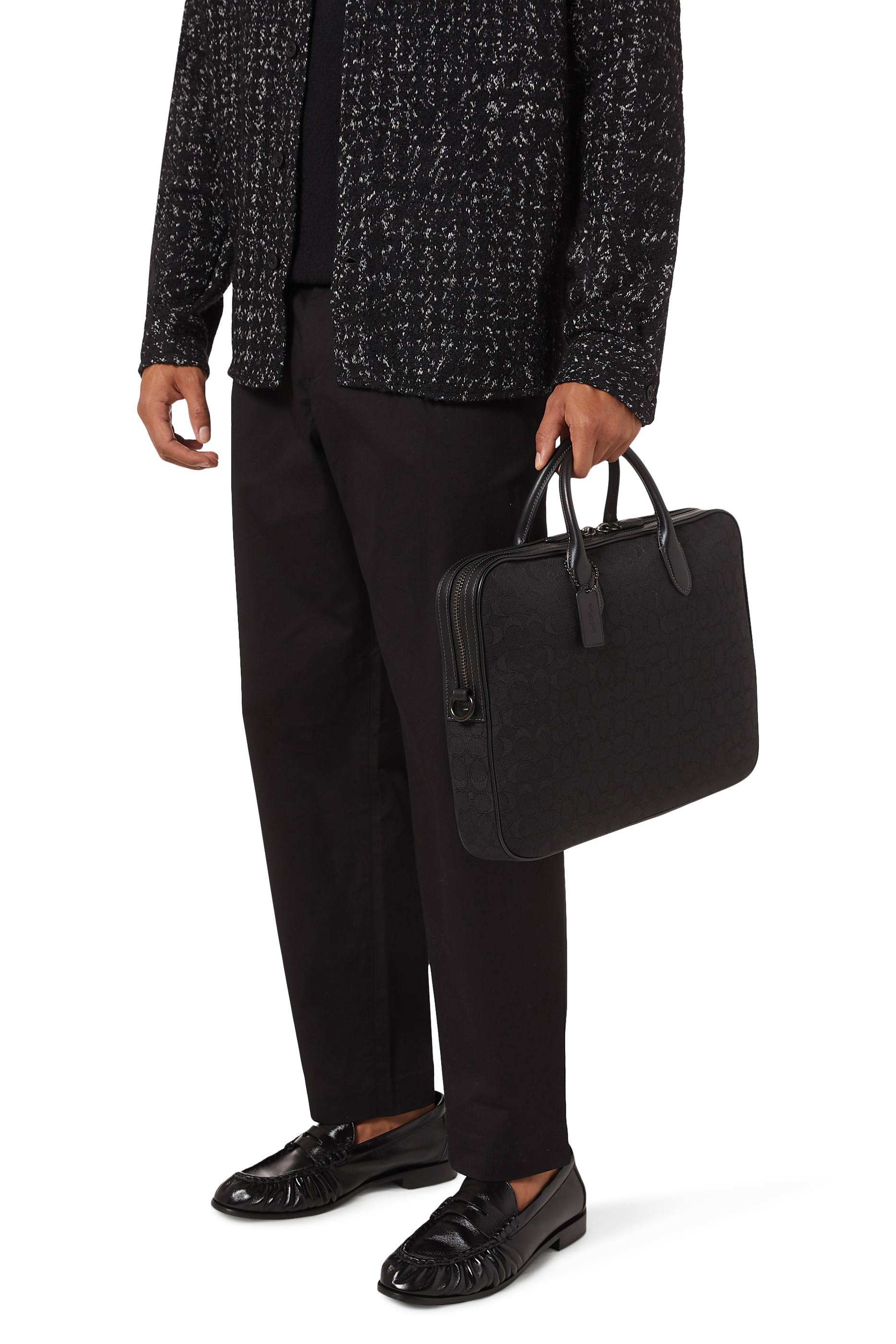 حقيبة تيو للعمل جاكار بشعار الماركة