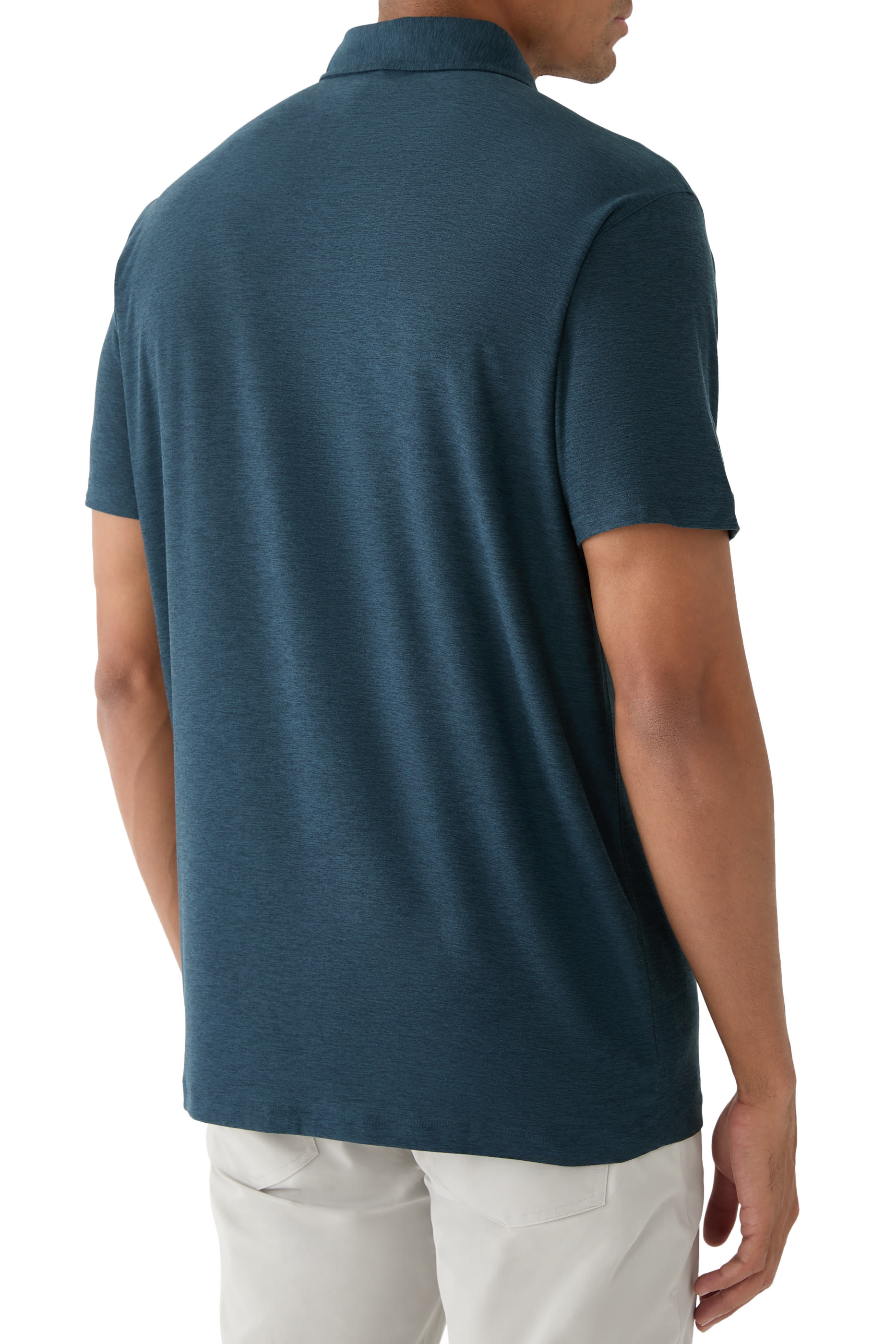 قميص بولو ستراتو قماش معالج