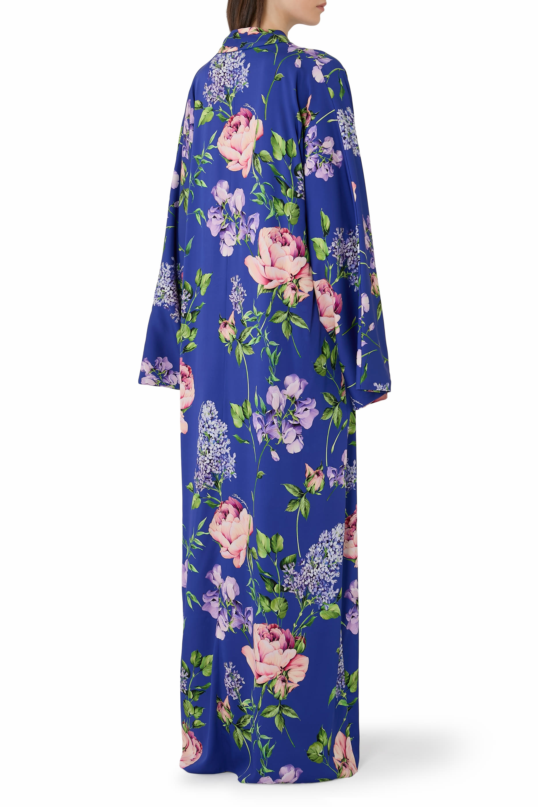 فستان بنقشة ورد شارموز