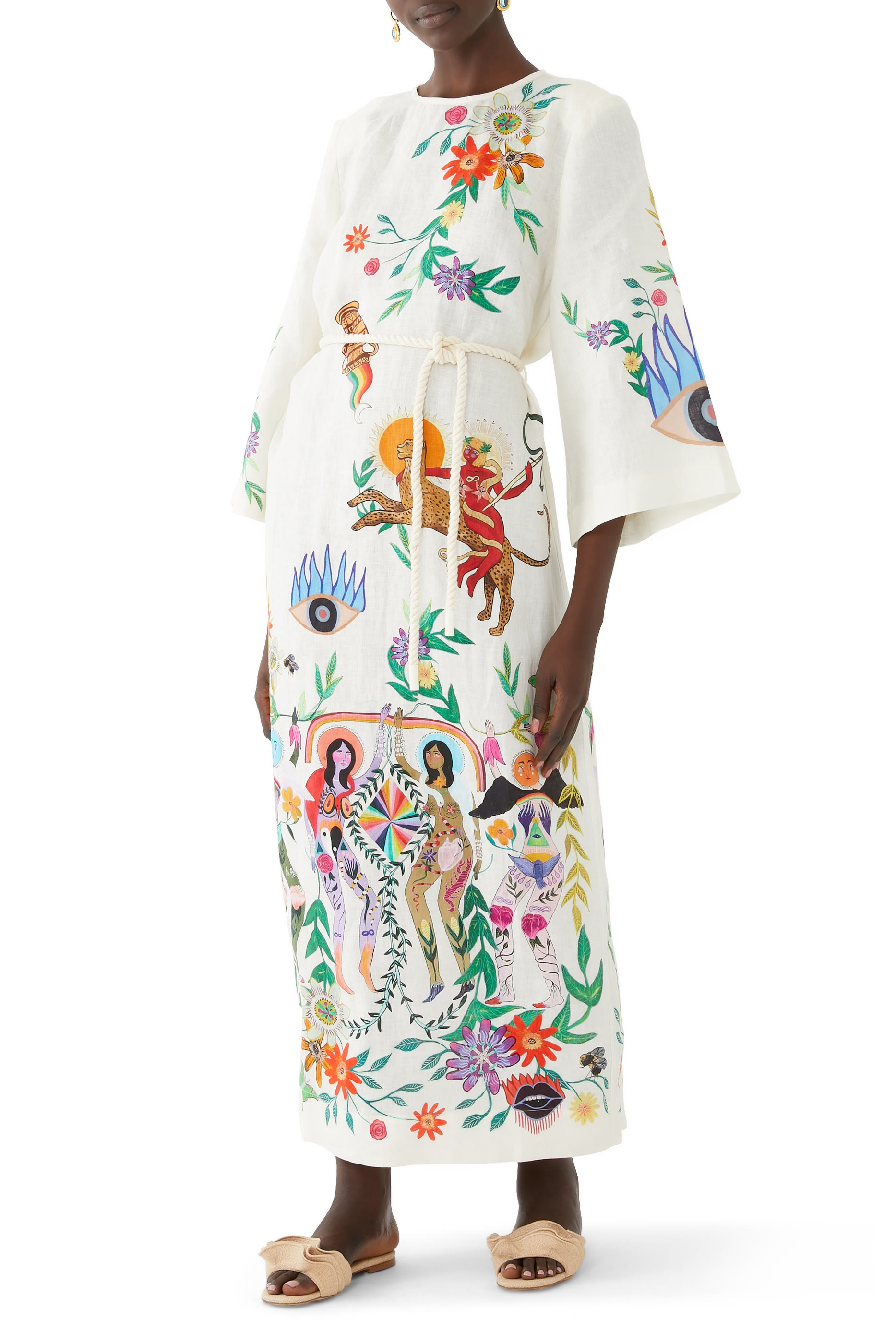 فستان ميغان متوسط الطول