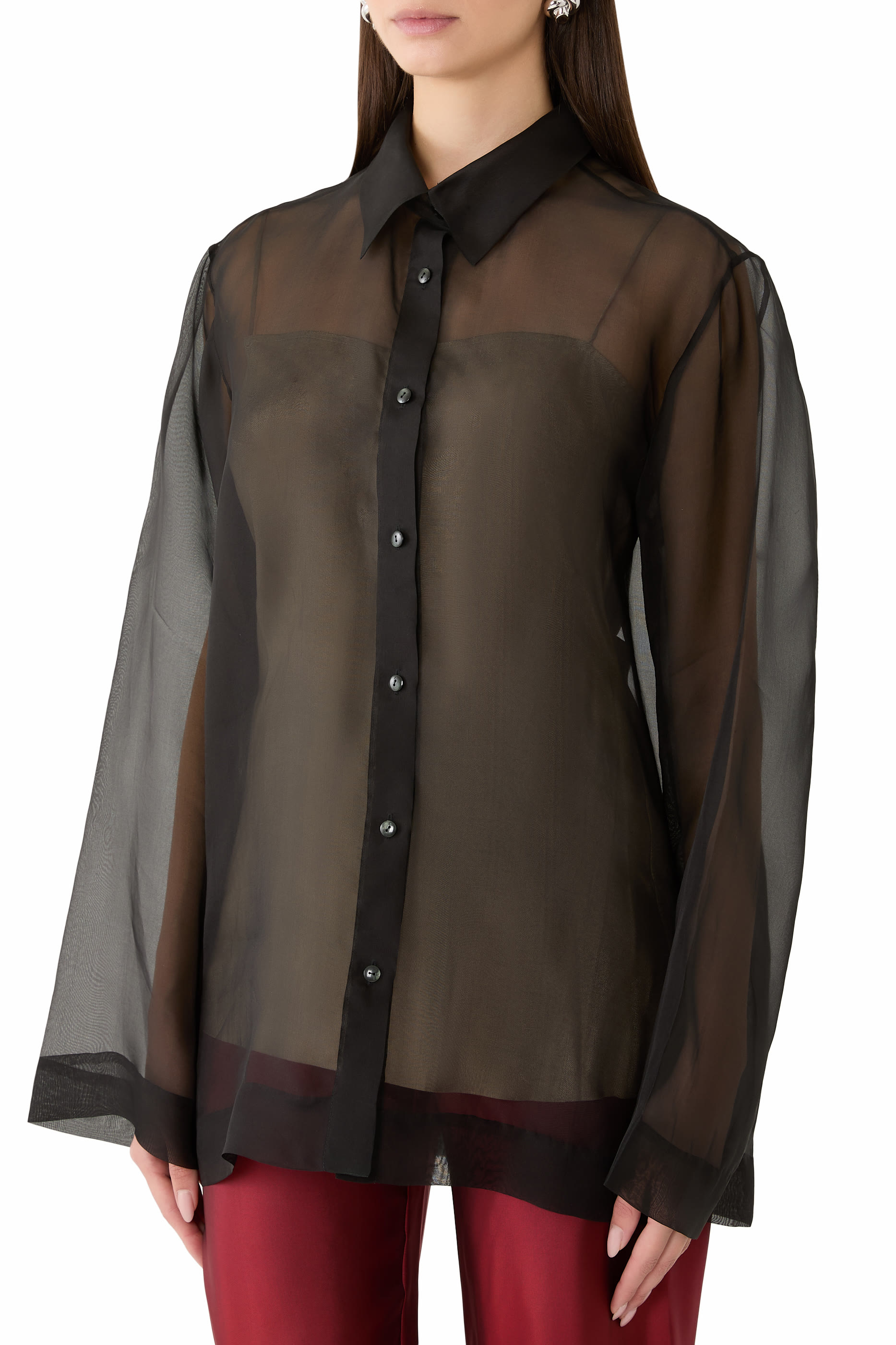 Lisse Button-Up Shirt