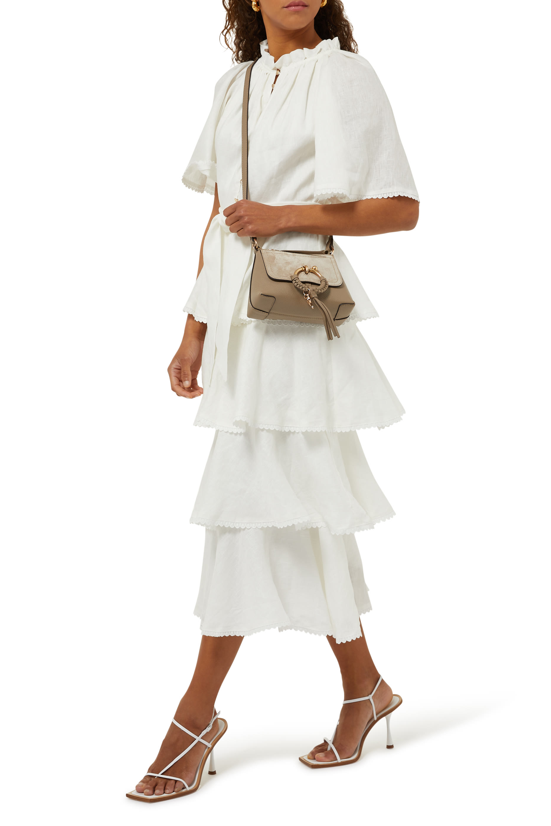 حقيبة كروس صغيرة جوان من الجلد