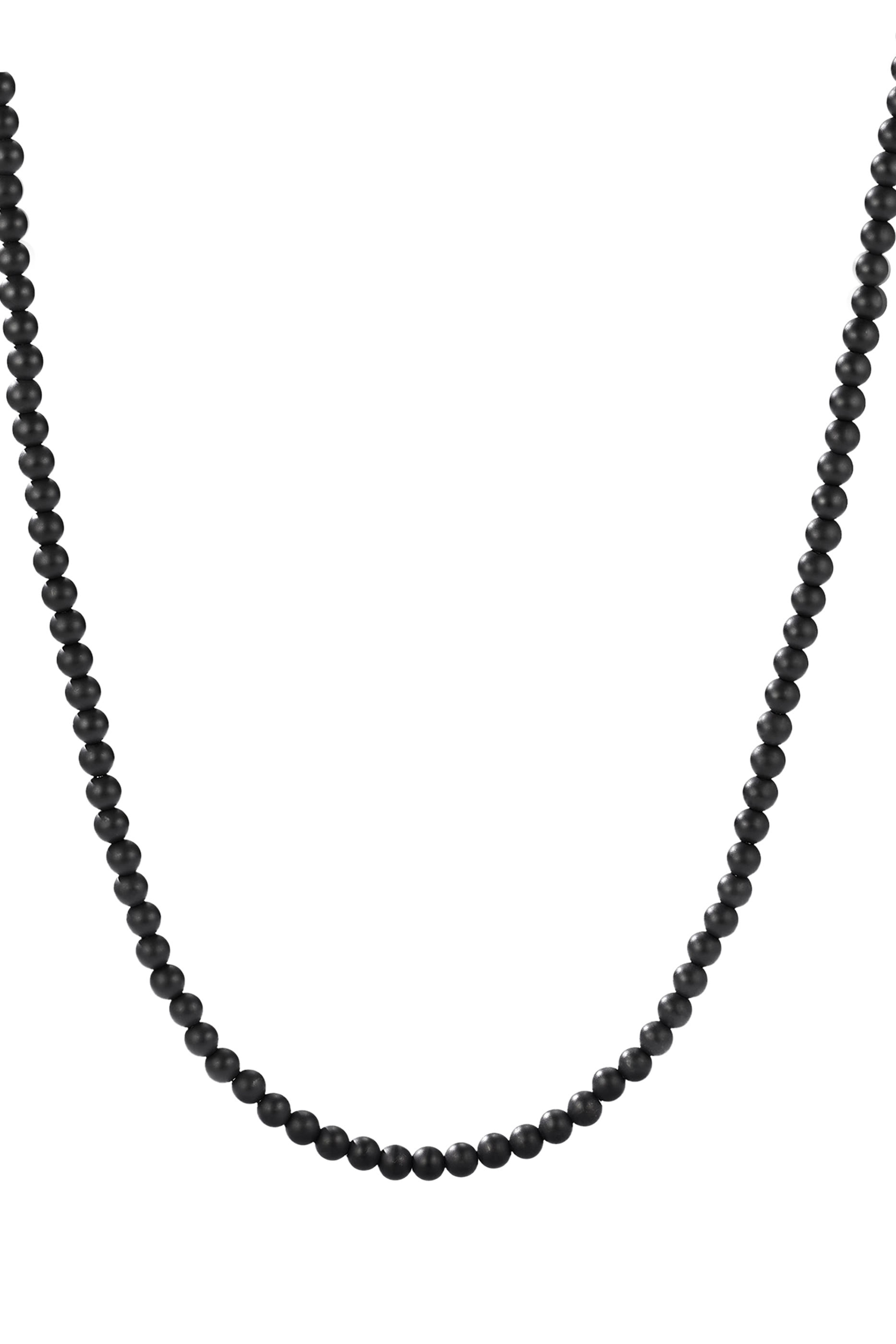 قلادة خرز بتصميم مسبحة، عقيق وفضة إسترلينية