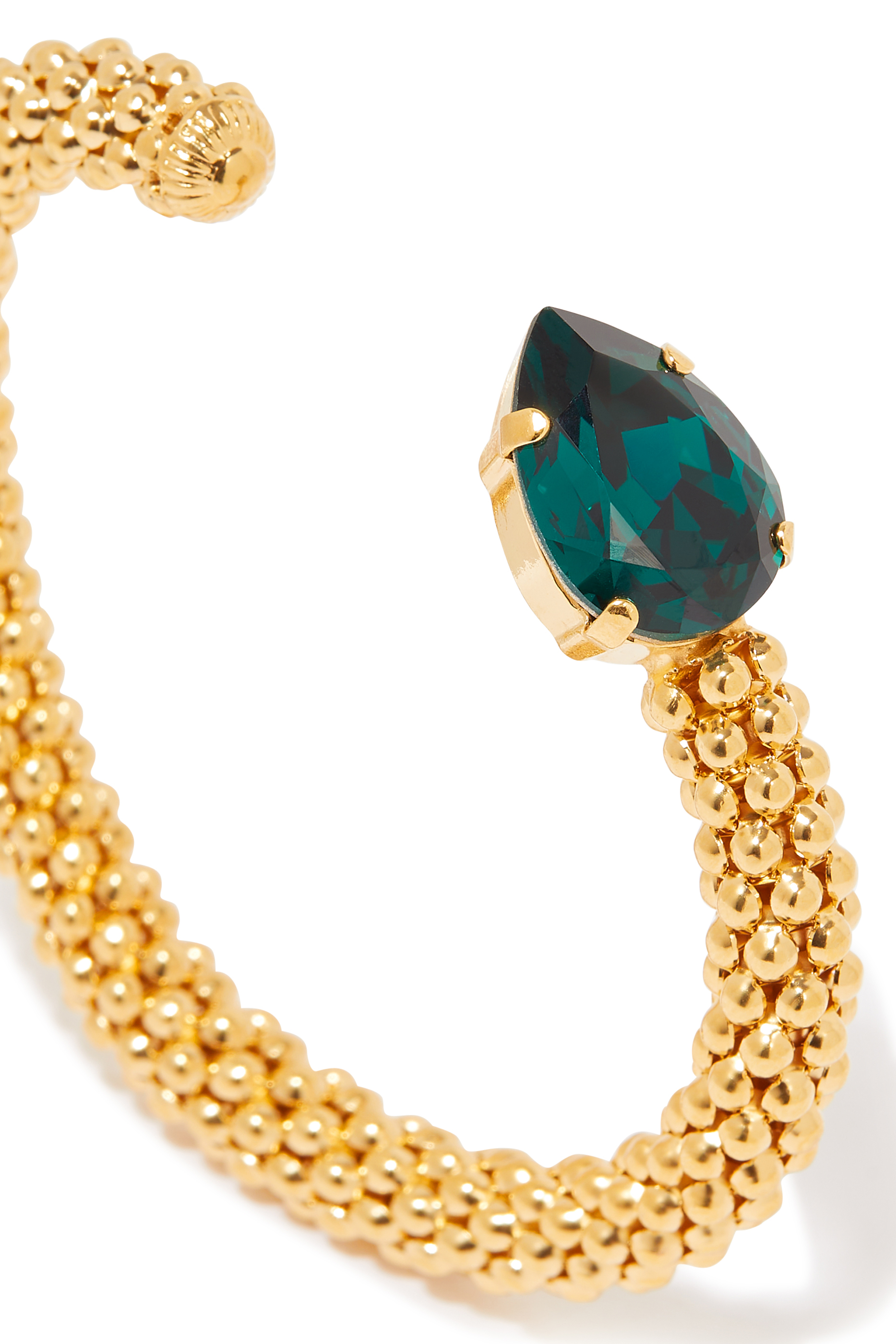 سوار كلاسيكي بتصميم حبل مرصع بالكريستال ملبيري ريد